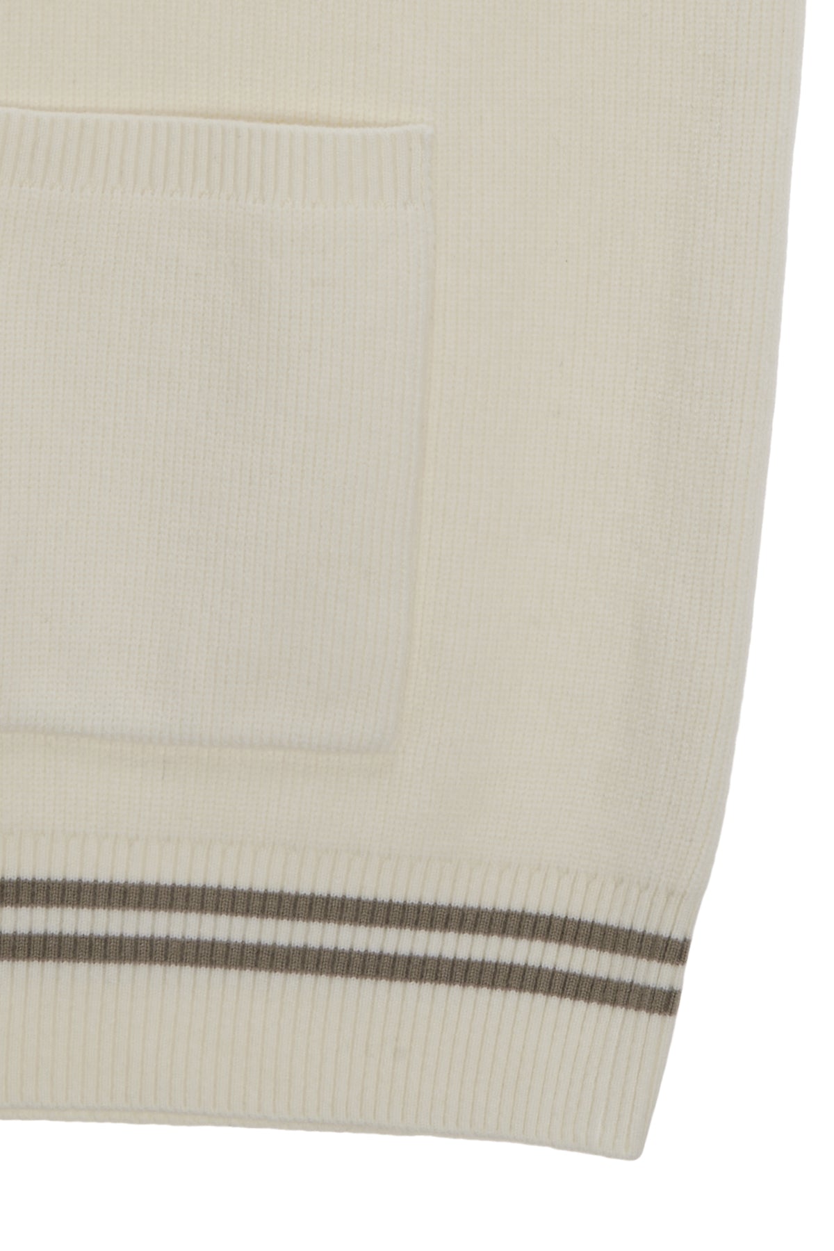 Matin Kim - Hoody Logo Knit Vest (Ivory) product image 4 | TRAB K-Fashion Australia