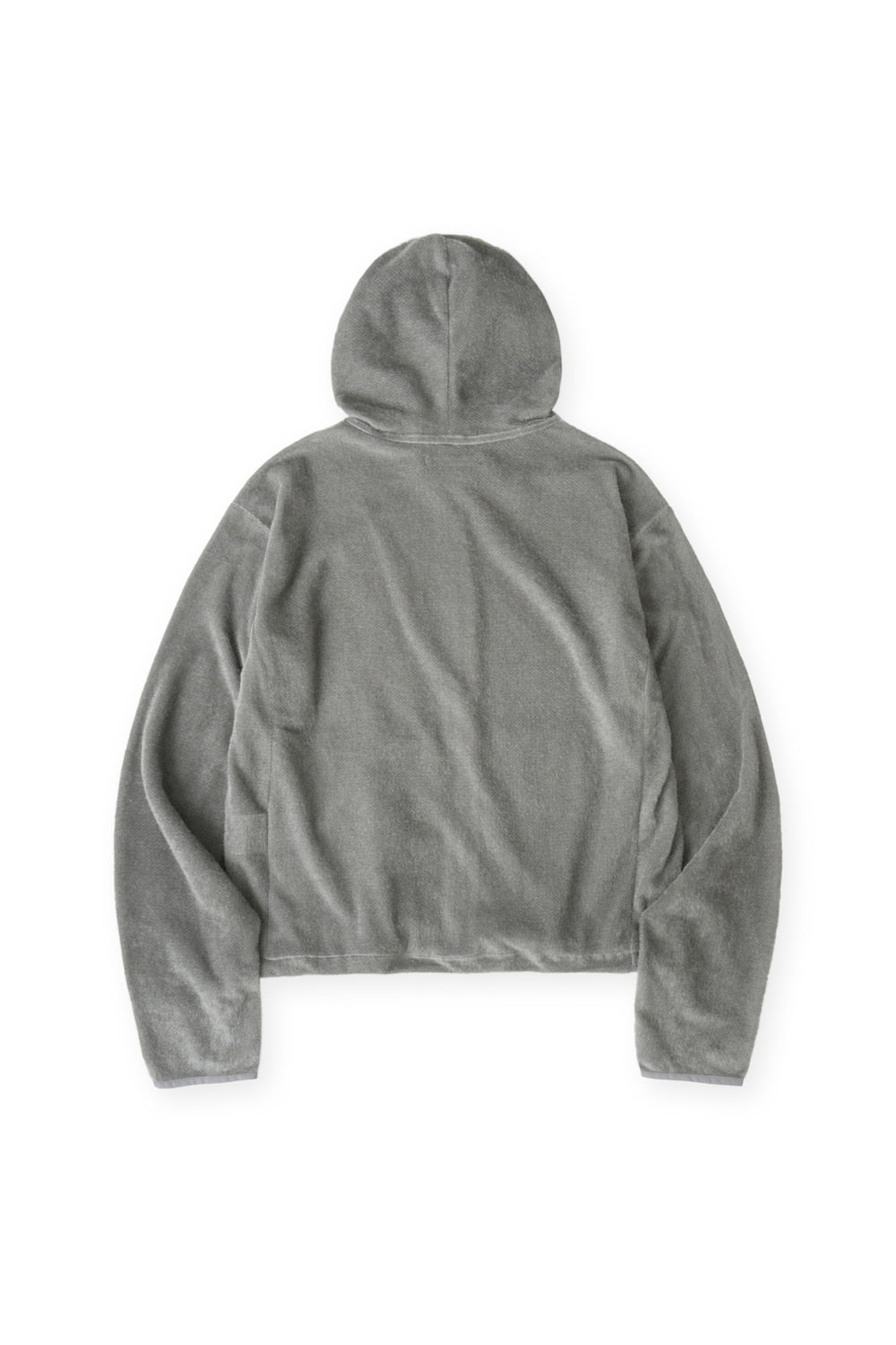 Hatchingroom - Fuzzy Mesh Hoodie Light (Grey) product image 2 | TRAB K-Fashion Australia