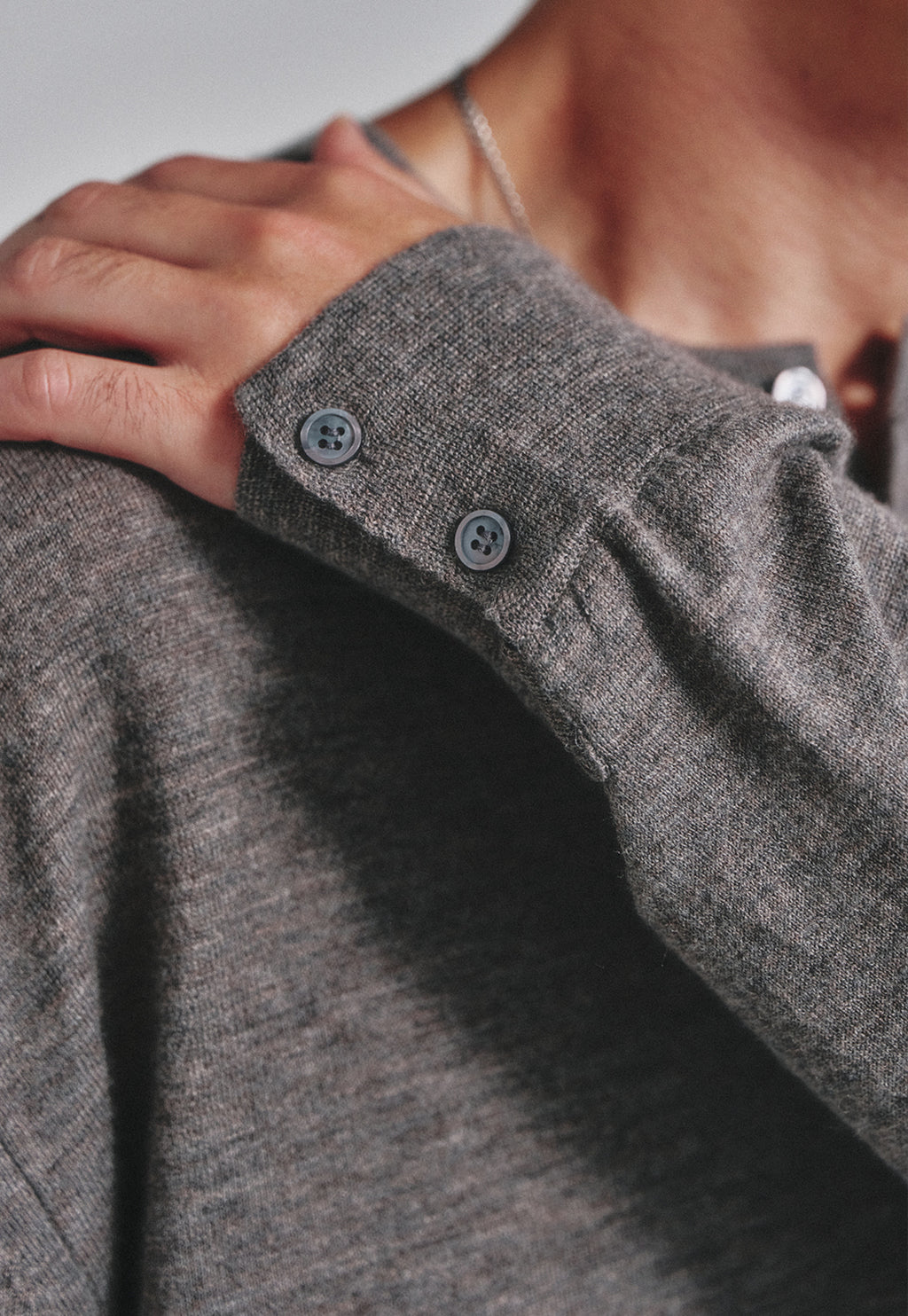 Art if acts - Liam Henley Sweater (Wood Grey) product image 5 | TRAB K-Fashion Australia