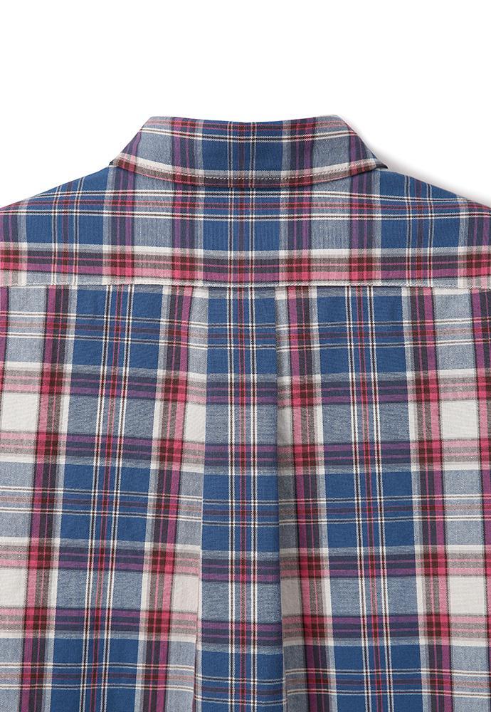 Art if acts - Two Pocket Check Shirt (Blue/Pink) product image 11 | TRAB K-Fashion Australia