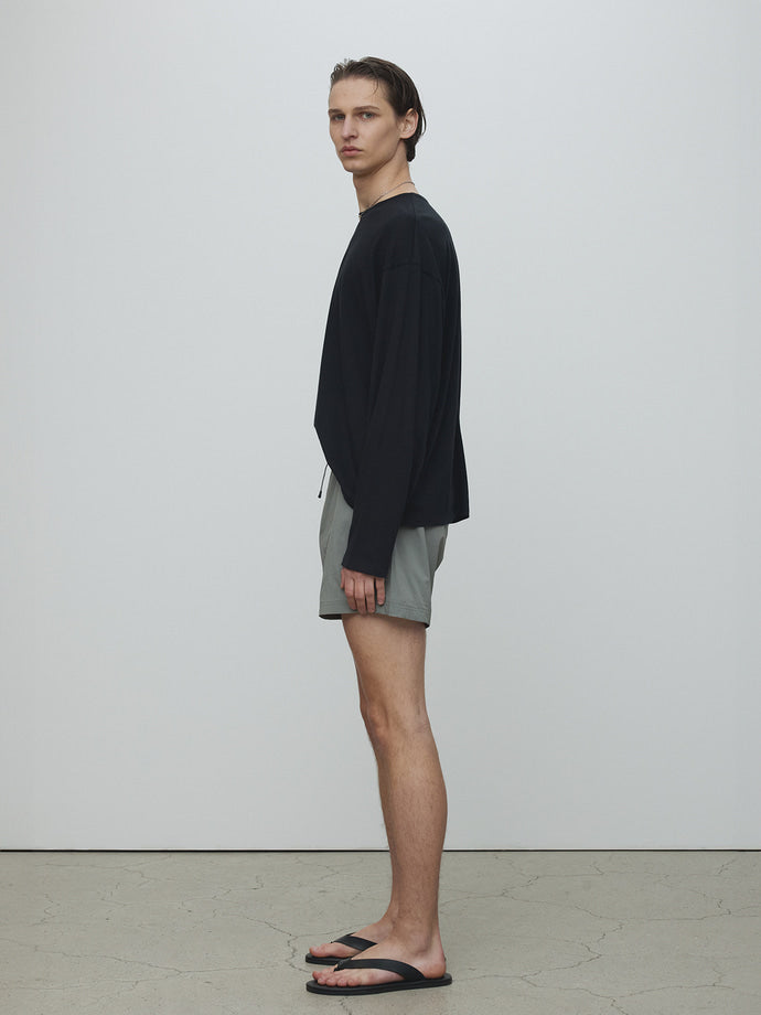 Tonywack - Drawstring Tech Shorts (Olive Grey) product image 2 | TRAB K-Fashion Australia