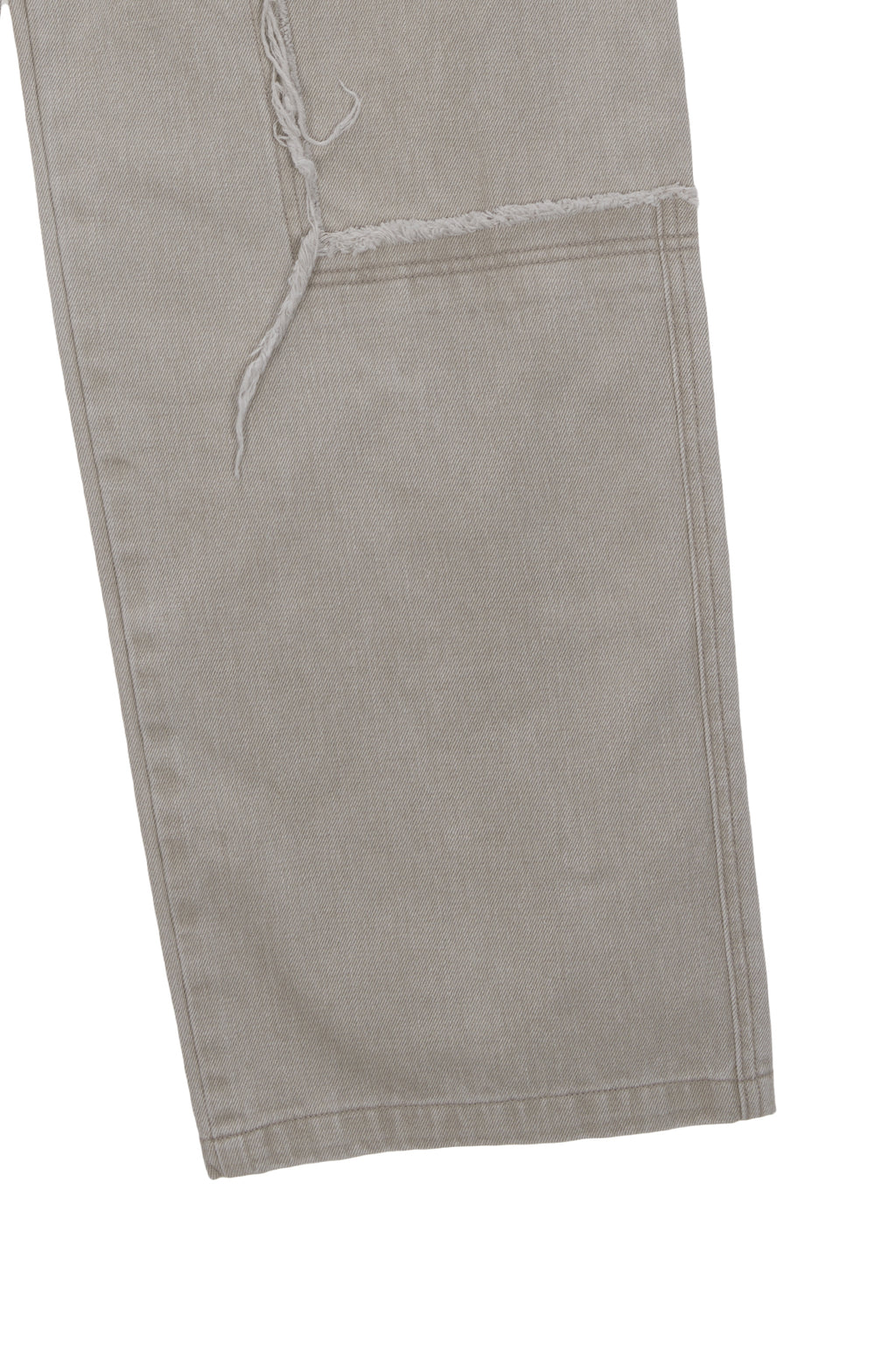 Matin Kim - Double Knee Cotton Denim Pants (Beige) product image 4 | TRAB K-Fashion Australia