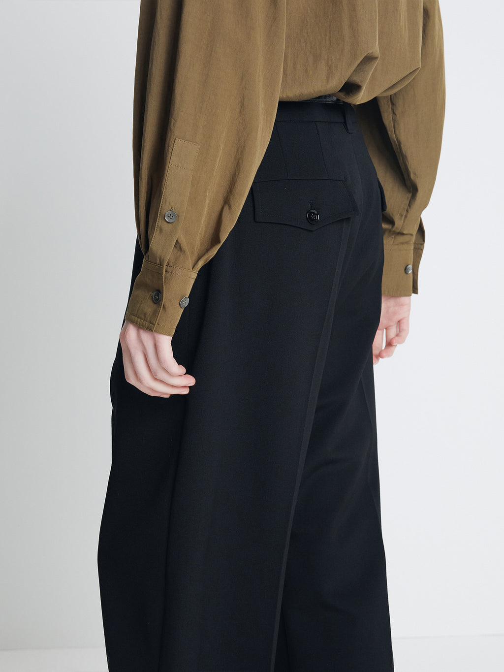 Tonywack - Wool Oversized Trousers (Black) product image 8 | TRAB K-Fashion Australia