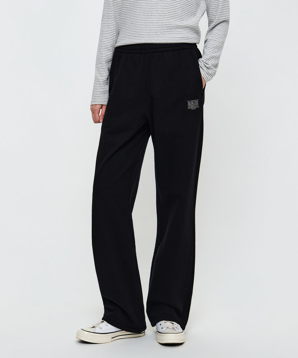 Marithe & Francois Girbaud - Classic Logo Sweat Pants (Black) product image 1 | TRAB K-Fashion Australia