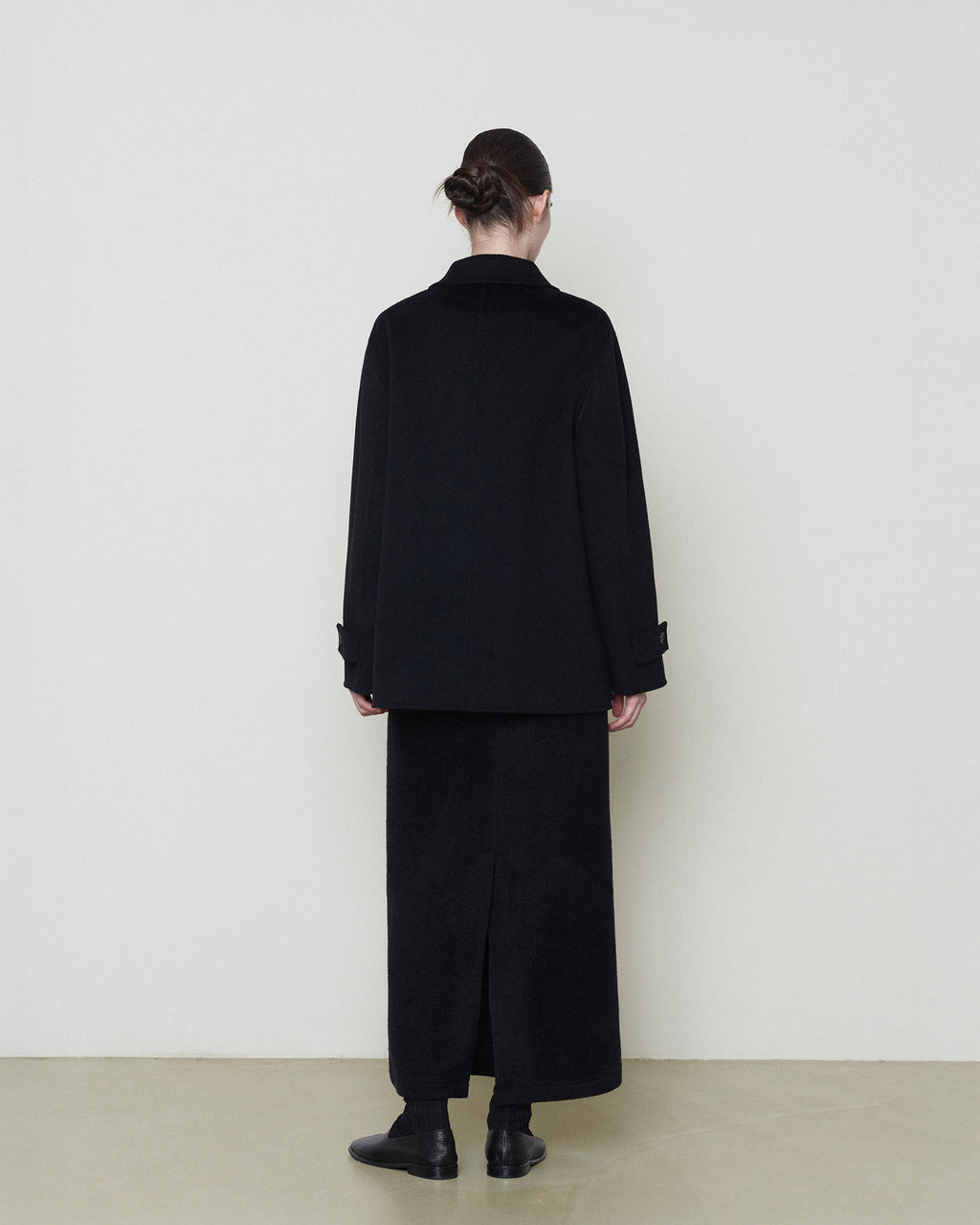Brownyard - Handmade Half Coat (Black) product image 3 | TRAB K-Fashion Australia