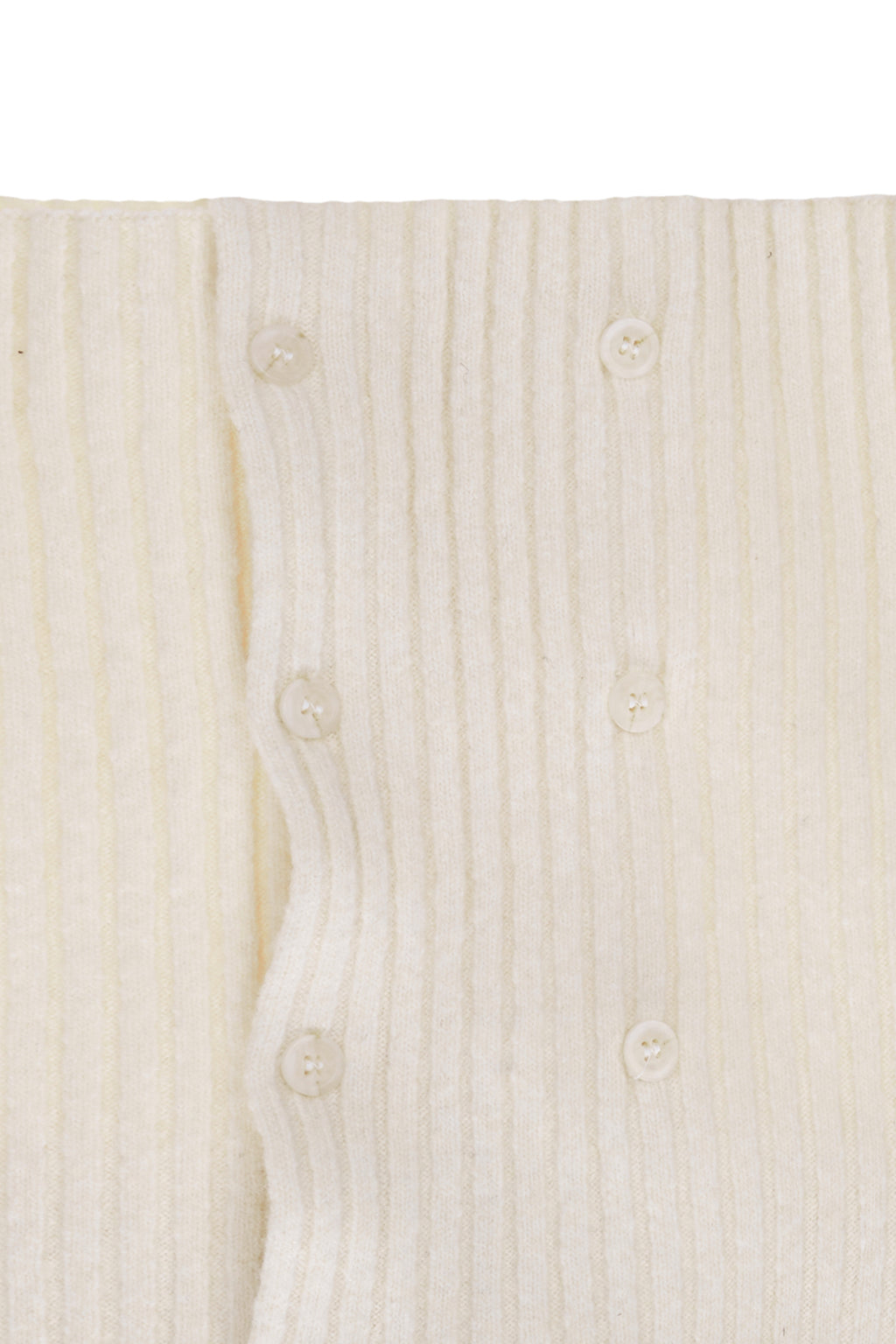 Matin Kim - Button Point Shawl Knit Muffler (Ivory) product image 3 | TRAB K-Fashion Australia