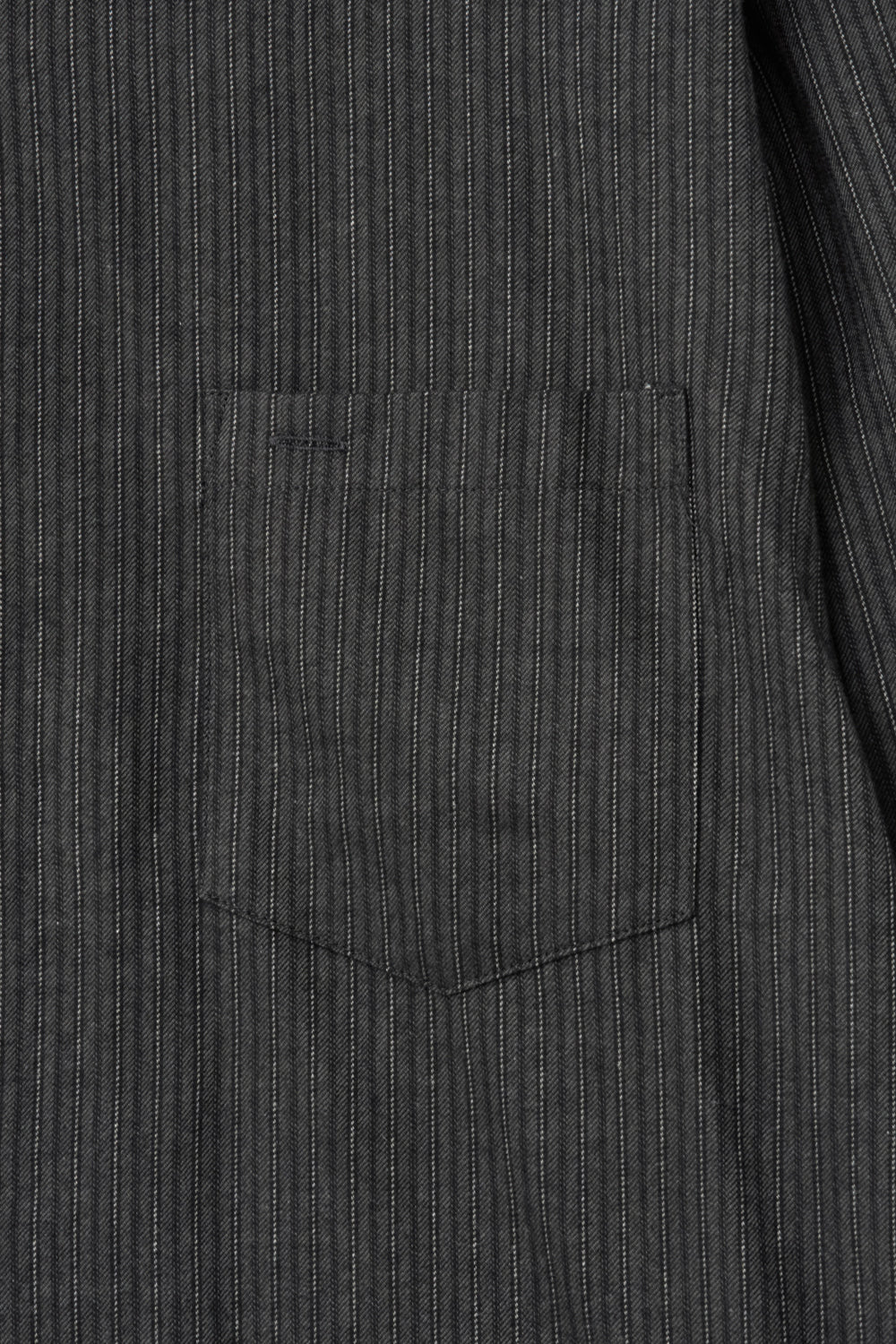Hatchingroom - Shirring Shirt Vintage Stripe (Charcoal) product image 4 | TRAB K-Fashion Australia