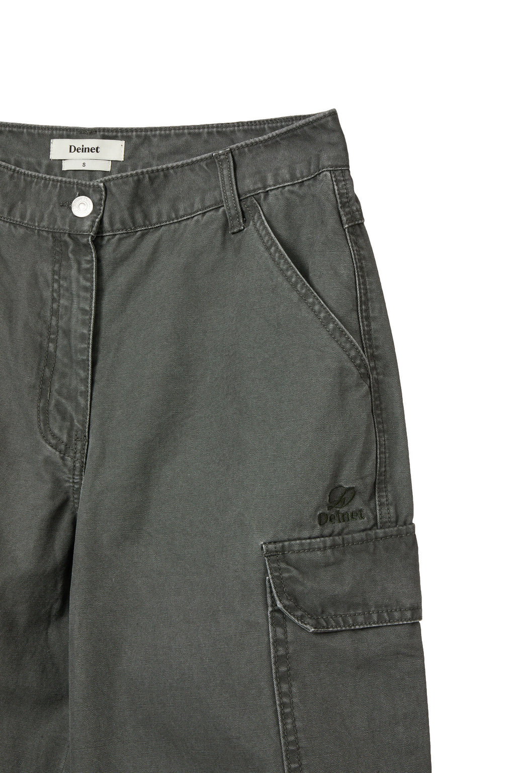 Deinet - Vintage Washed Cargo Pants (Khaki) product image 4 | TRAB K-Fashion Australia