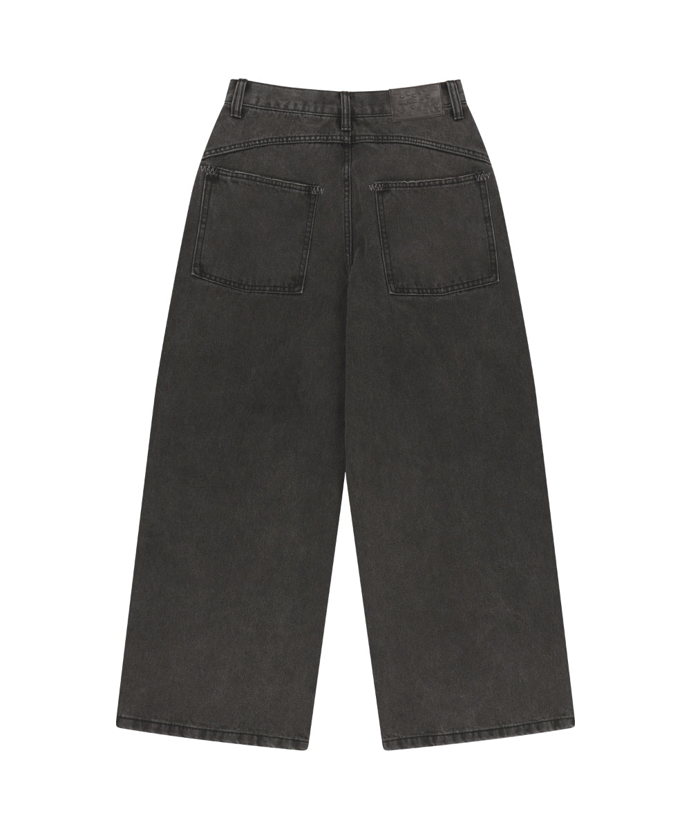 Coyseio - W Stitch Denim Pants (Black) product image 9 | TRAB K-Fashion Australia