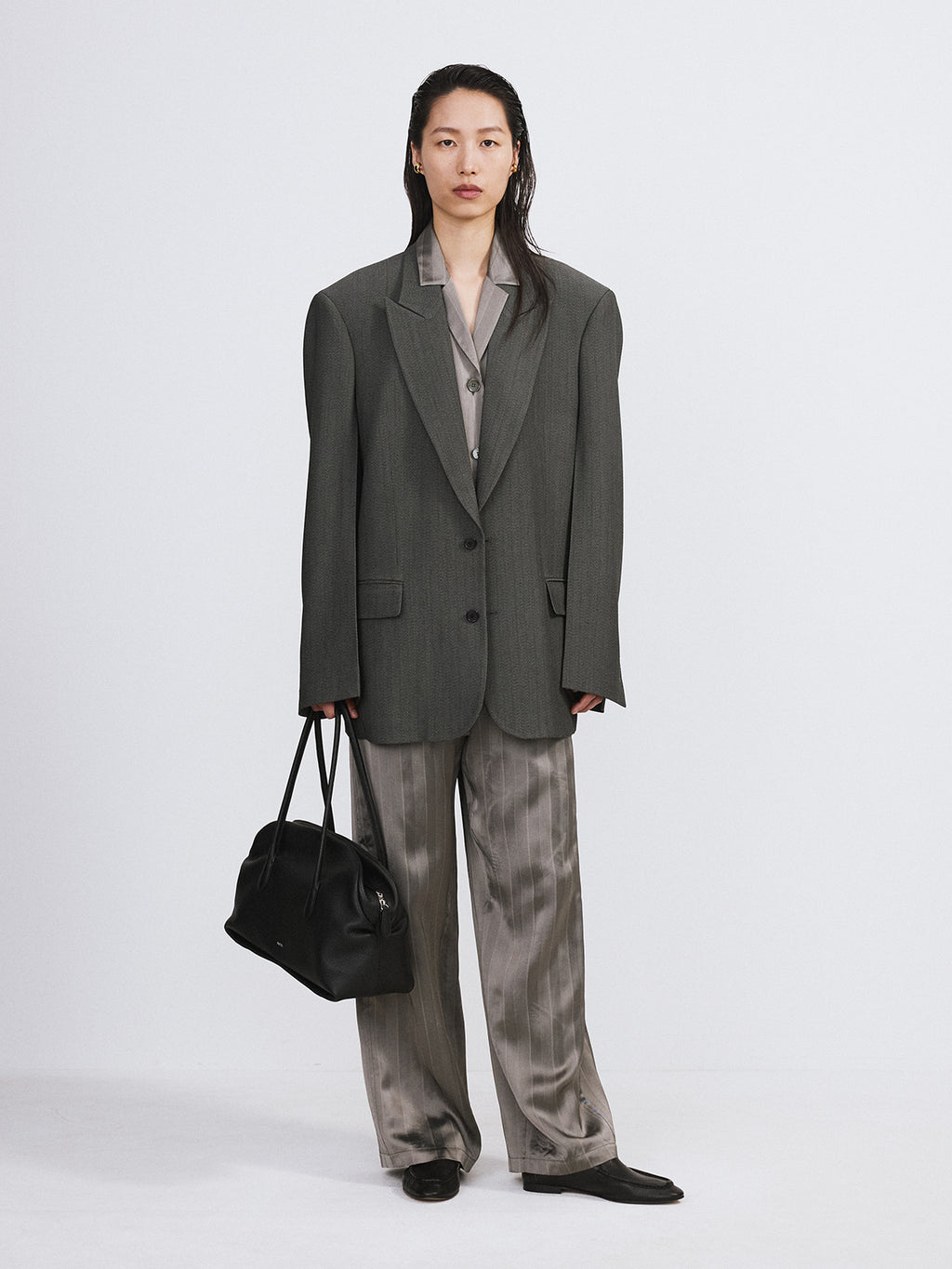 Recto - Oversized Daddy Jacket (Dark Grey) product image 2 | TRAB K-Fashion Australia