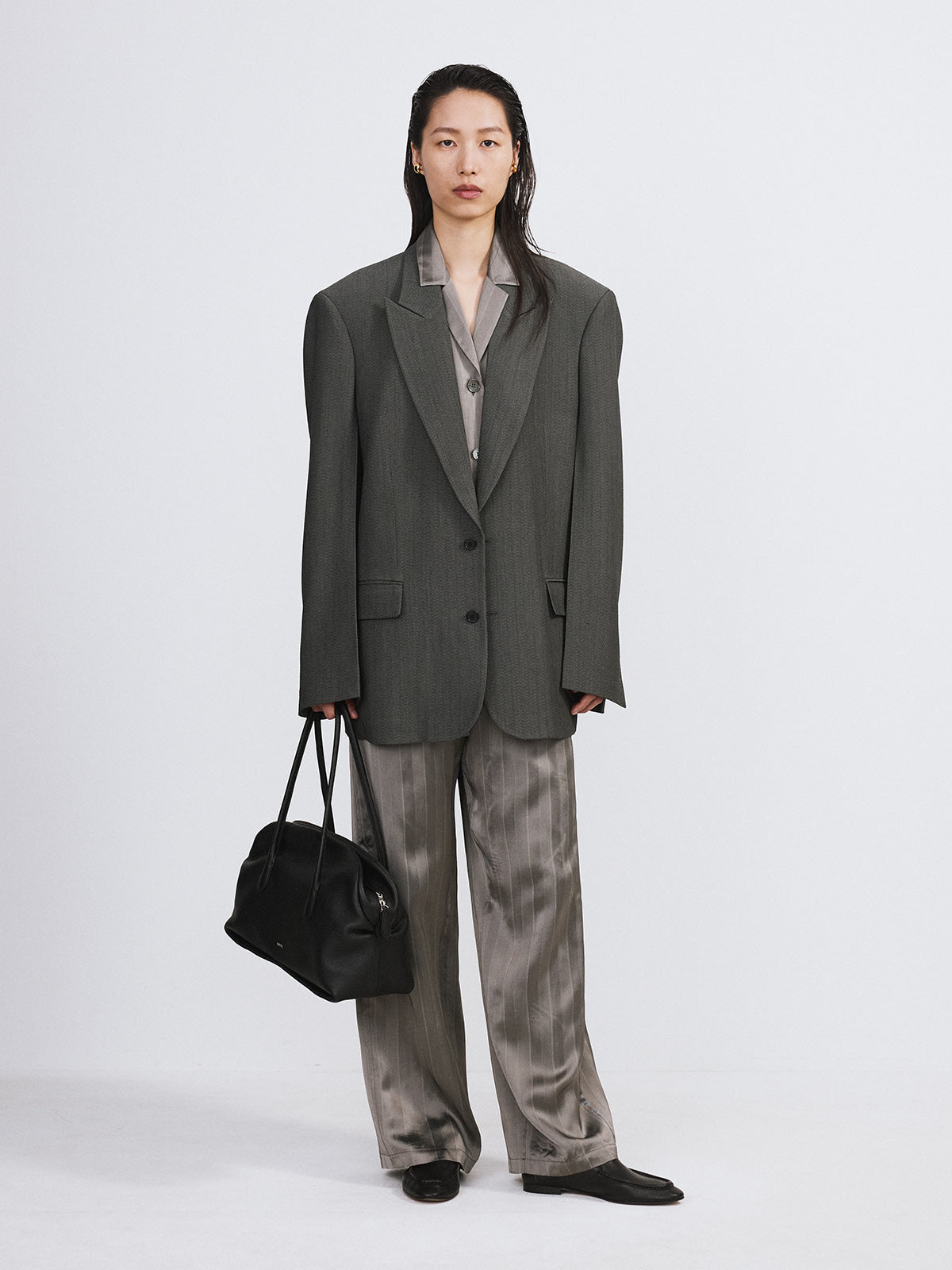 Recto - Oversized Daddy Jacket (Dark Grey) product image 2 | TRAB K-Fashion Australia