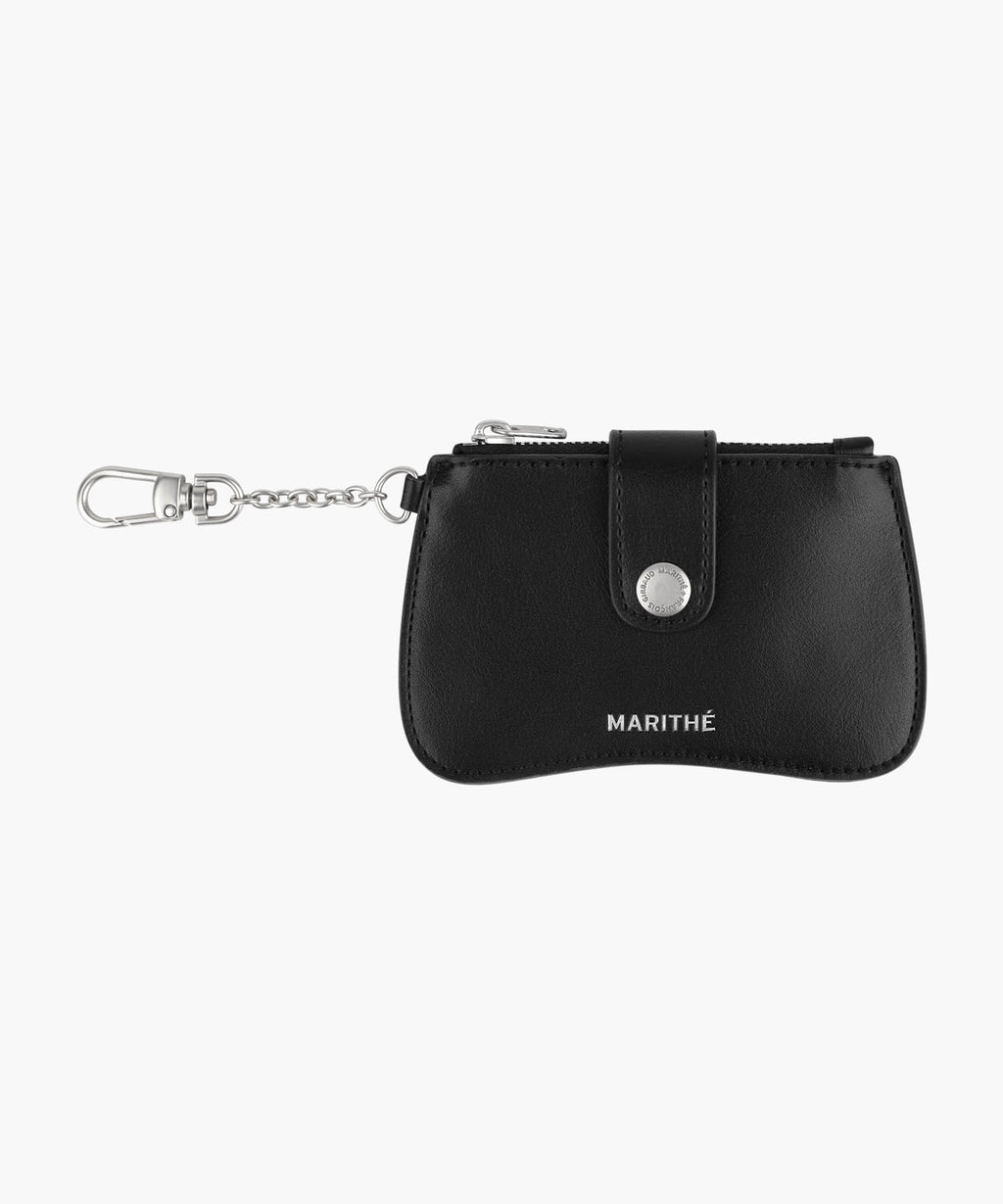 Marithe & Francois Girbaud - Regular Logo Peanut Keyring Wallet (Black) product image 1 | TRAB K-Fashion Australia