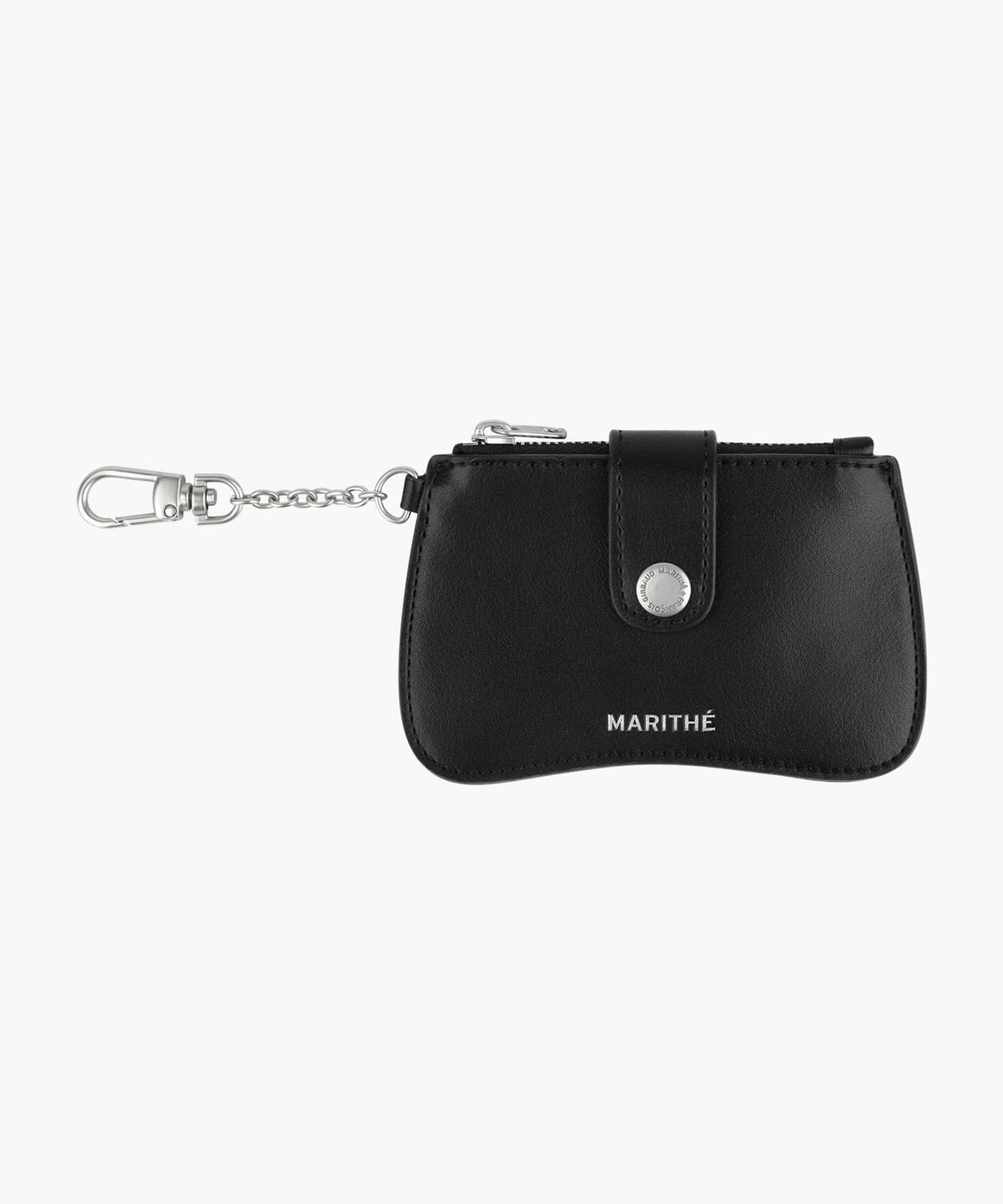 Marithe & Francois Girbaud - Regular Logo Peanut Keyring Wallet (Black) product image 1 | TRAB K-Fashion Australia
