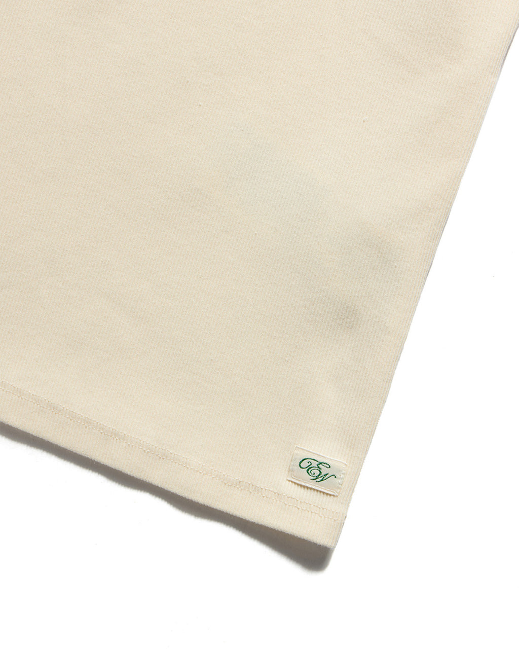 Eastlogue - Henley Neck Half T-shirts (Cream) product image 5 | TRAB K-Fashion Australia