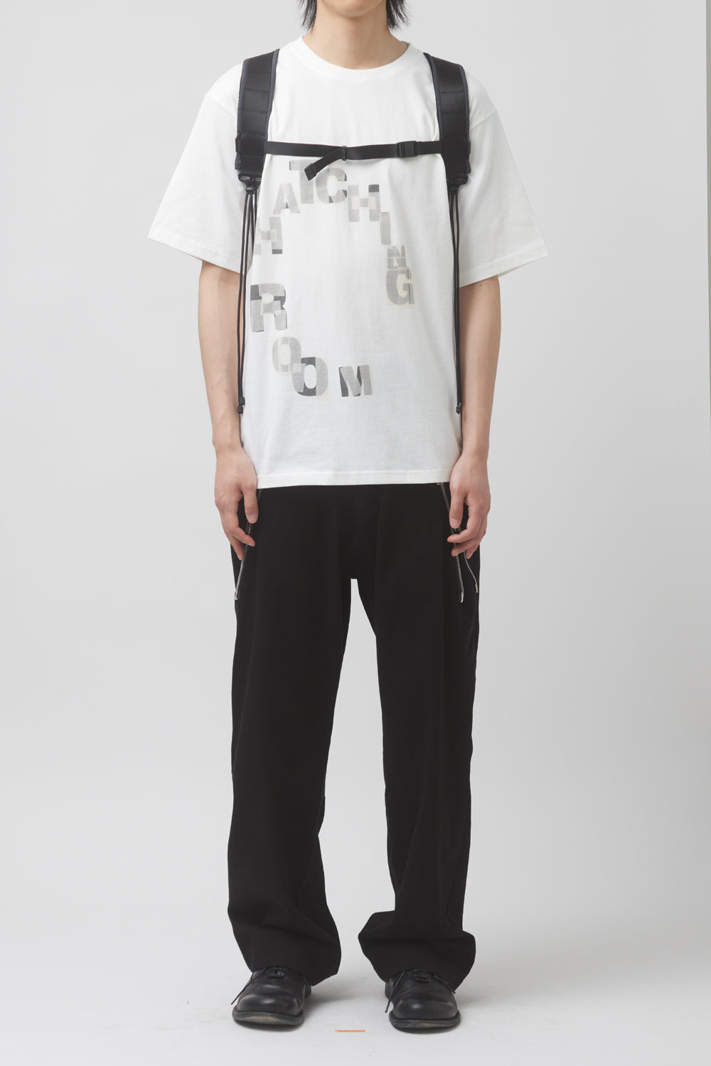 Hatchingroom - String Backpack Nylon Washed (Navy) product image 3 | TRAB K-Fashion Australia