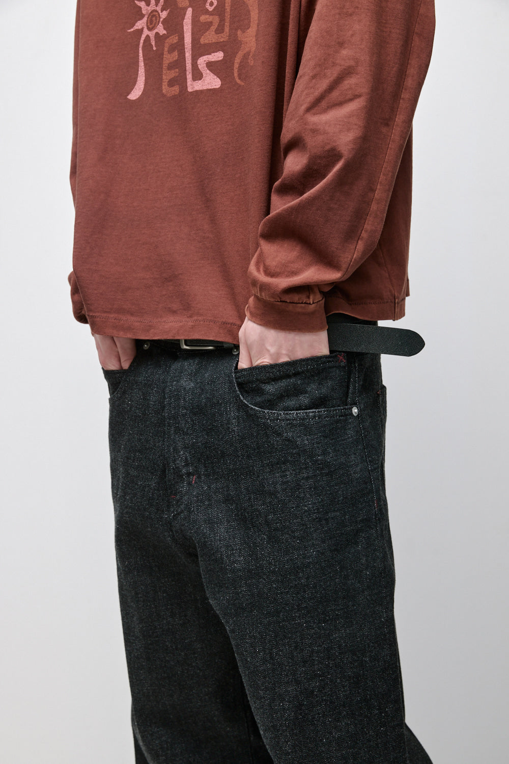 Hatchingroom - Regular Selvedge Jeans (Black) product image 17 | TRAB K-Fashion Australia