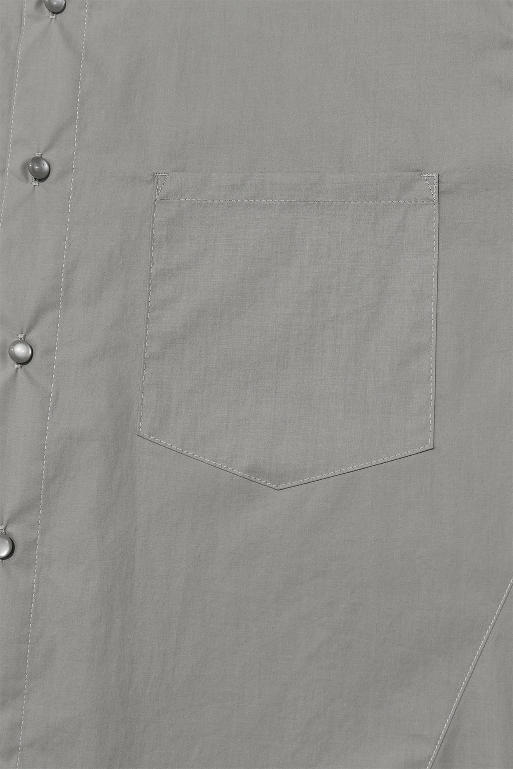 Matin Kim - Stitch Point Layered Shirt (Khaki Grey) product image 4 | TRAB K-Fashion Australia
