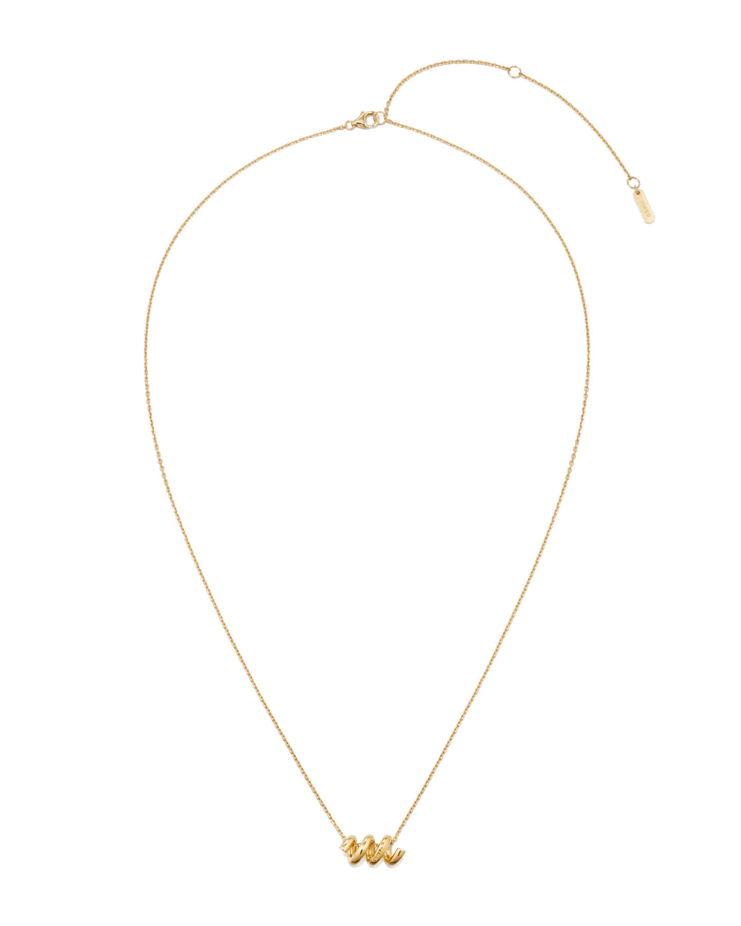 Numbering - Rounded Coil Pendant Necklace #4707 product image 6 | TRAB K-Fashion Australia