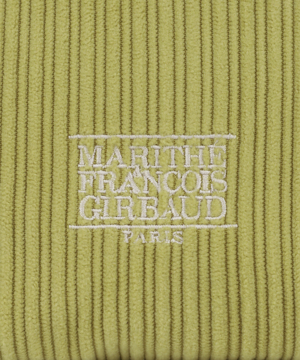 Marithe & Francois Girbaud - Classic Logo Corduroy Pouch (Olive) product image 4 | TRAB K-Fashion Australia