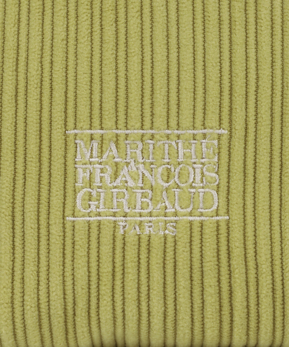 Marithe & Francois Girbaud - Classic Logo Corduroy Pouch (Olive) product image 4 | TRAB K-Fashion Australia
