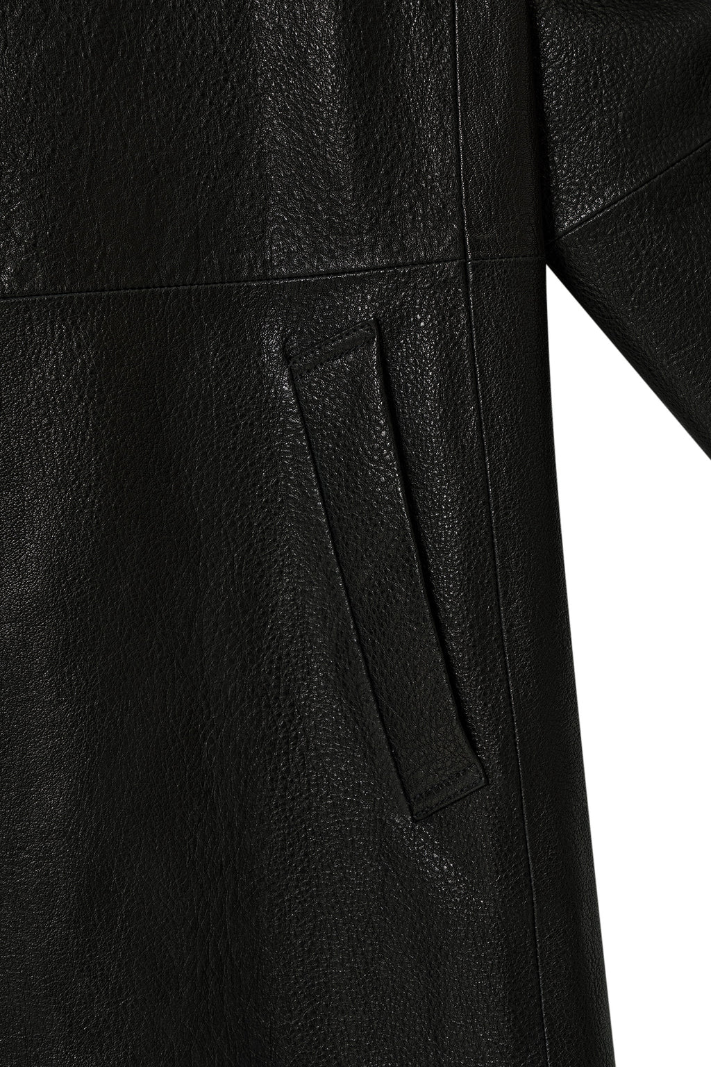 STU - Lambskin Leather Coat (Black) product image 19 | TRAB K-Fashion Australia