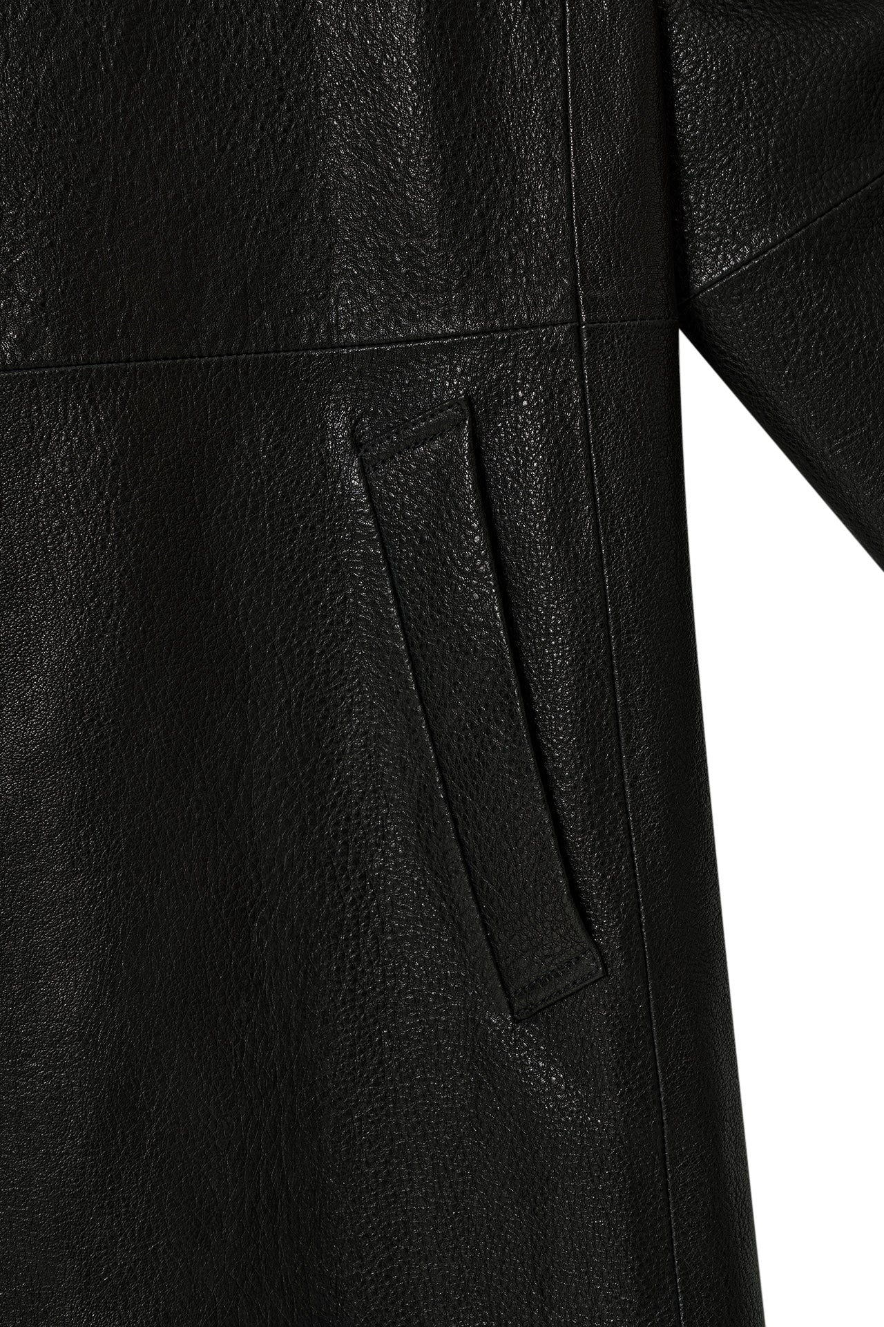 STU - Lambskin Leather Coat (Black) product image 19 | TRAB K-Fashion Australia