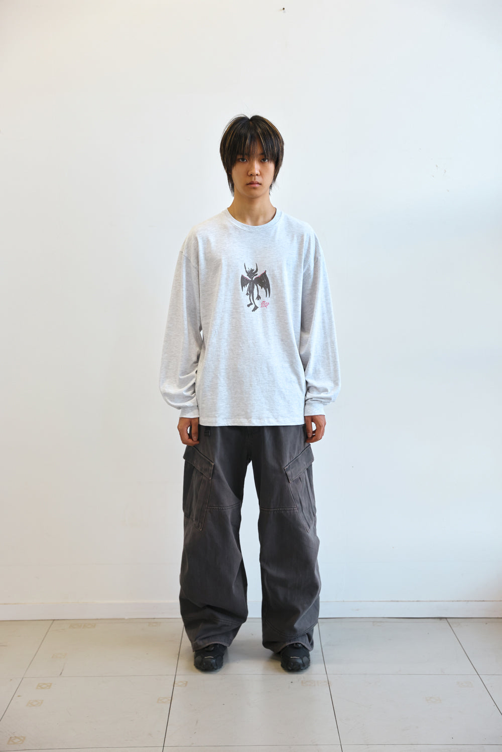 Hatchingroom - Devil Tee 1% (M.Grey) product image 5 | TRAB K-Fashion Australia