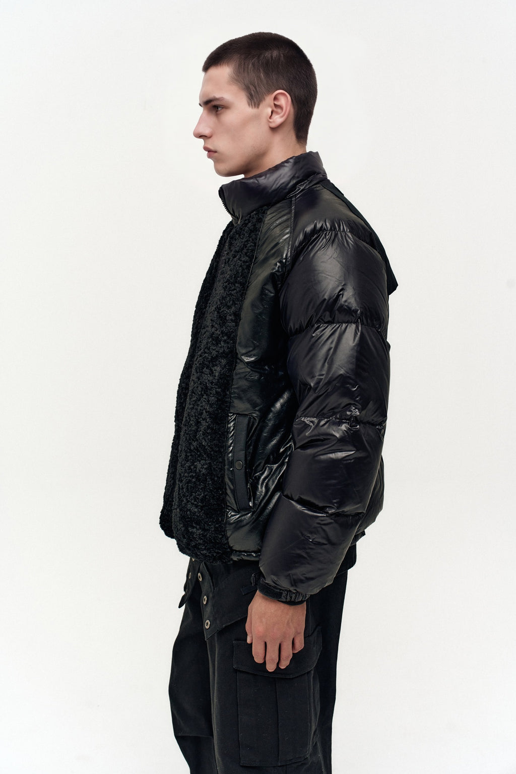 Andersson Bell - Triple Patch Puffer Down Jacket (Black) product image 9 | TRAB K-Fashion Australia
