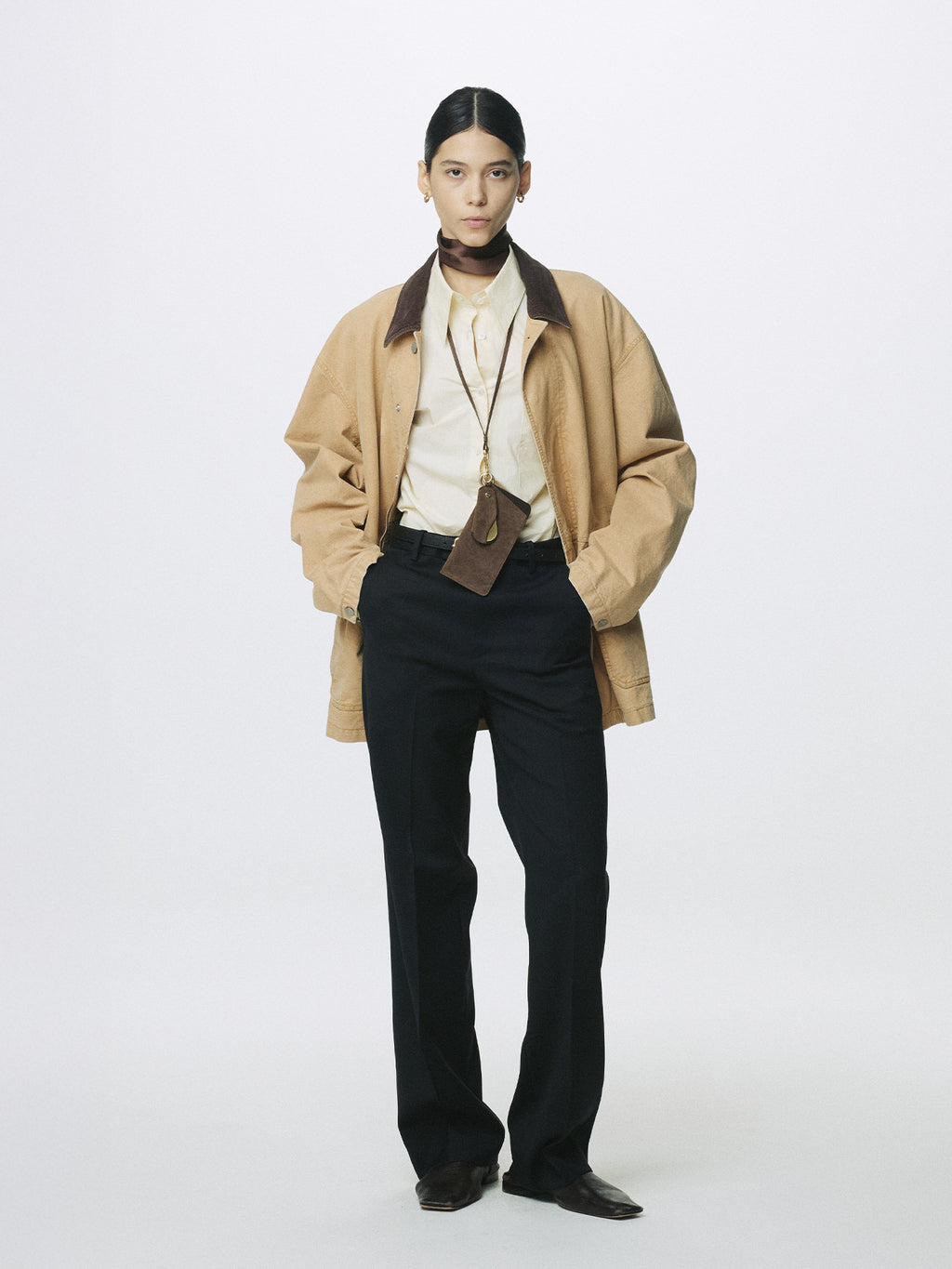 Tonywack - Garment Washed Barn Jacket (Faded Beige) product image 1 | TRAB K-Fashion Australia