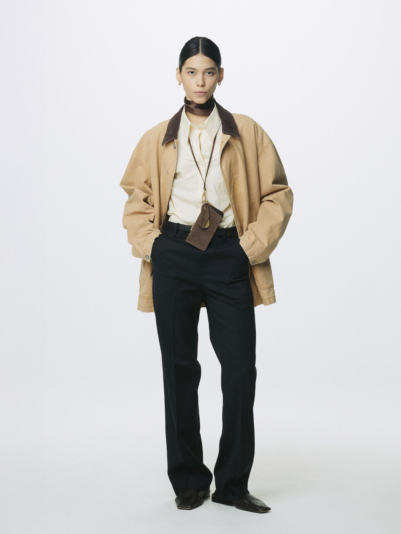 Tonywack - Garment Washed Barn Jacket (Faded Beige) product image 1 | TRAB K-Fashion Australia