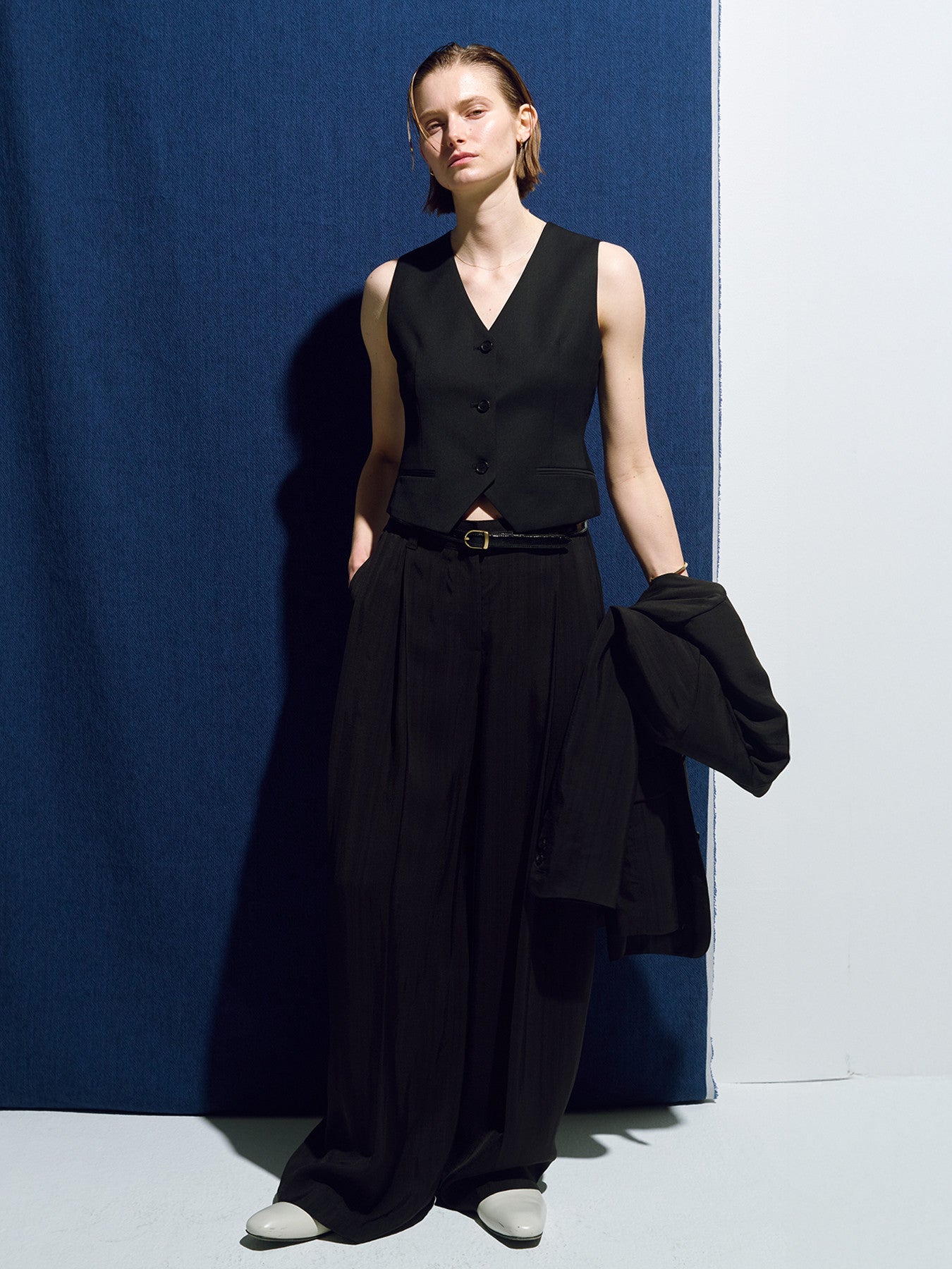 Tonywack - Wool Tailored Vest (Black) product image 3 | TRAB K-Fashion Australia