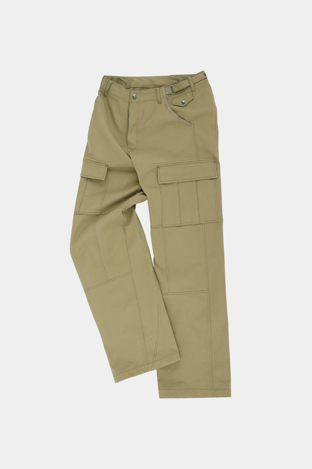 Andersson Bell - Unisex Binding Cargo Pants (Beige) product image 12 | TRAB K-Fashion Australia