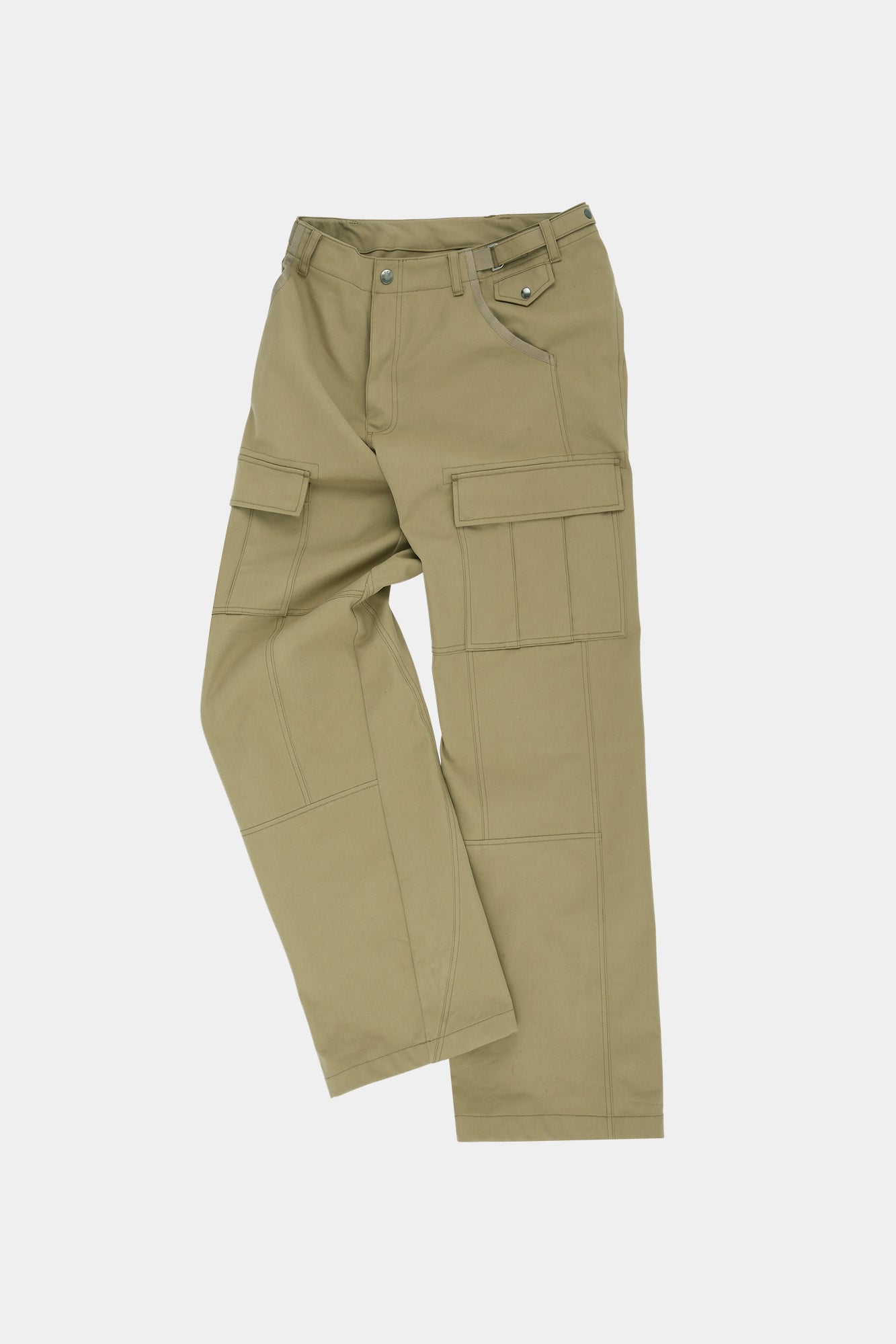 Andersson Bell - Unisex Binding Cargo Pants (Beige) product image 12 | TRAB K-Fashion Australia