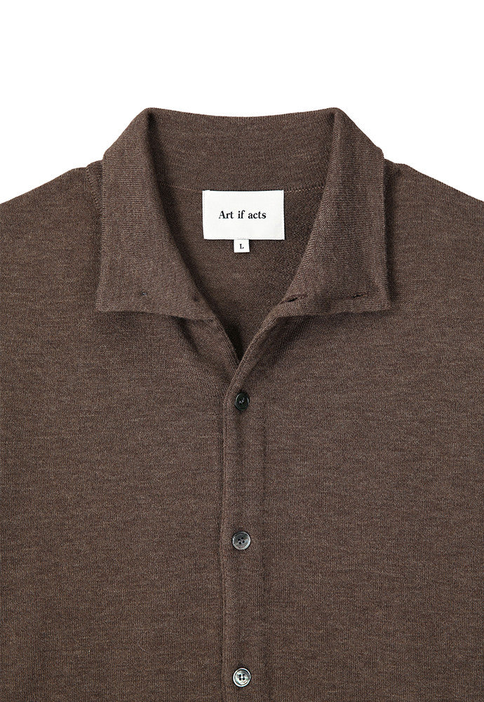 Art if acts - High Collar Cardigan (Wood) product image 10 | TRAB K-Fashion Australia