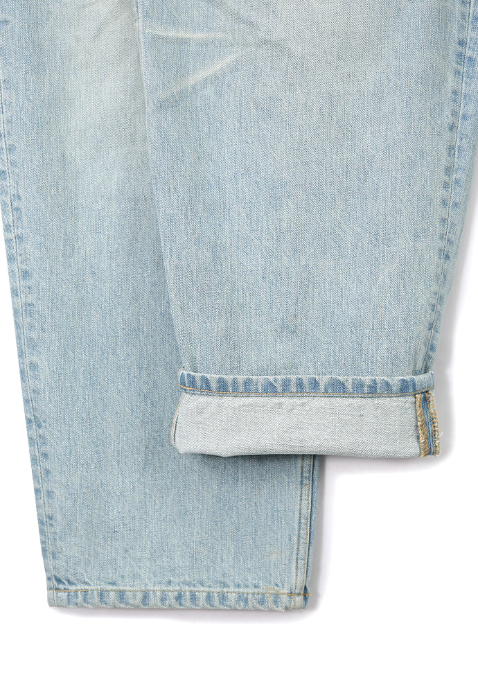 Art if acts - One Tuck Curve Denim Pants (Washed Light Blue) product image 13 | TRAB K-Fashion Australia