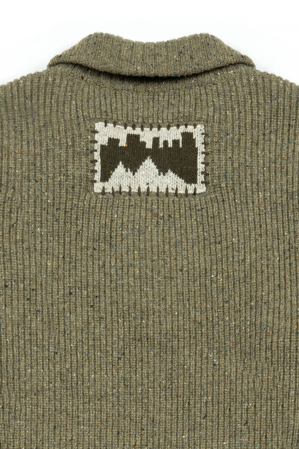 Ioedle - Building Forest Wool Blend Half Zip-Up Knit Pullover (Khaki) product image 6 | TRAB K-Fashion Australia