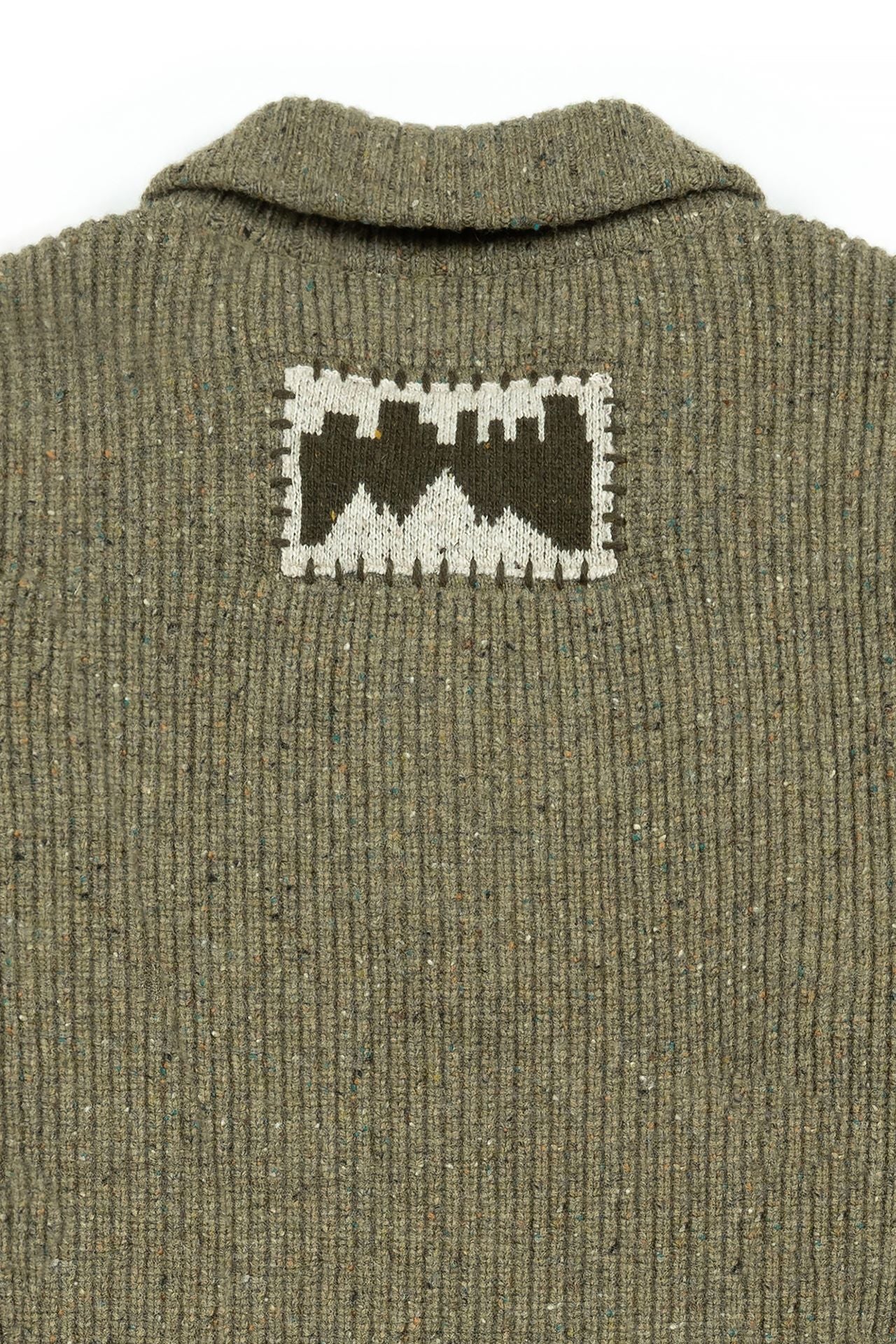 Ioedle - Building Forest Wool Blend Half Zip-Up Knit Pullover (Khaki) product image 6 | TRAB K-Fashion Australia