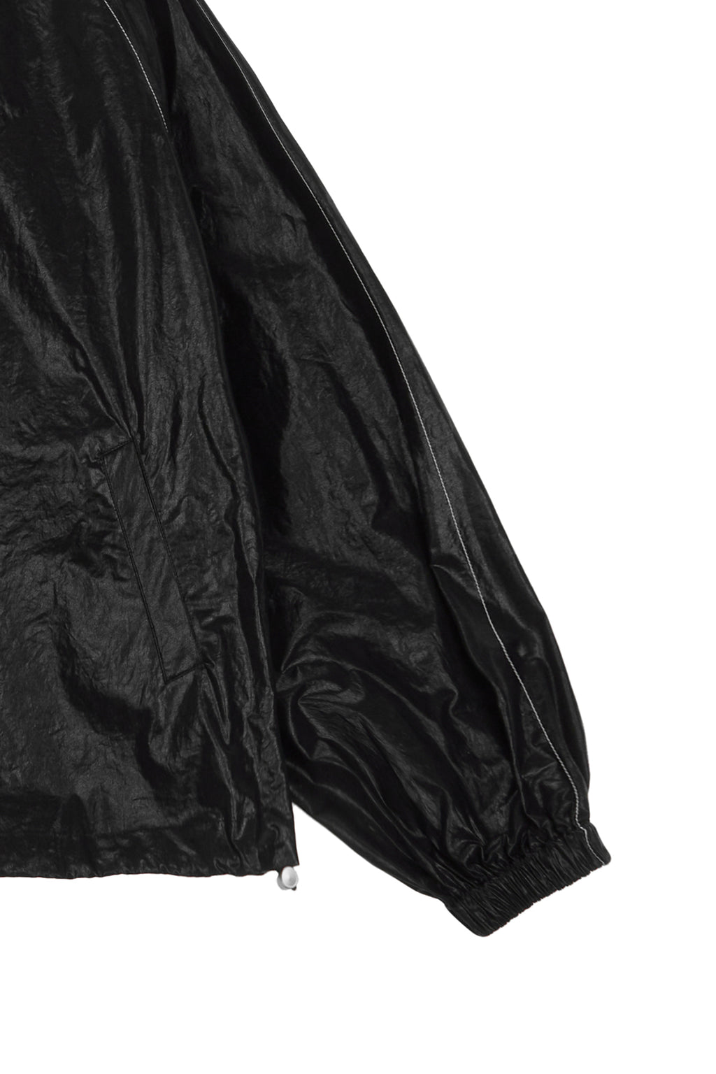 Matin Kim - Matin Kim Logo Coating Jumper (Black) product image 4 | TRAB K-Fashion Australia