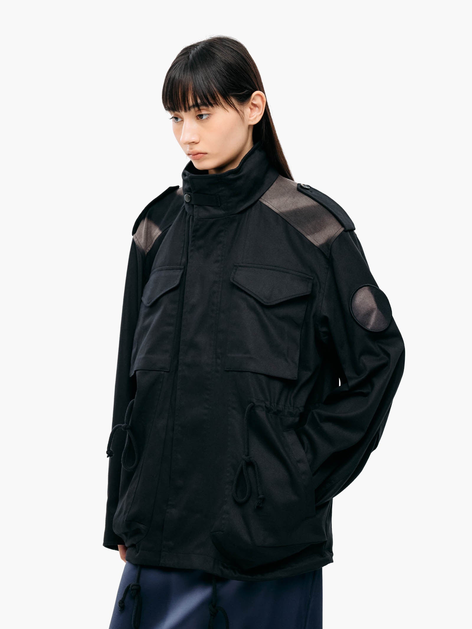 Jiyong Kim - Sun-Bleached Field Jacket (Black) product image 5 | TRAB K-Fashion Australia