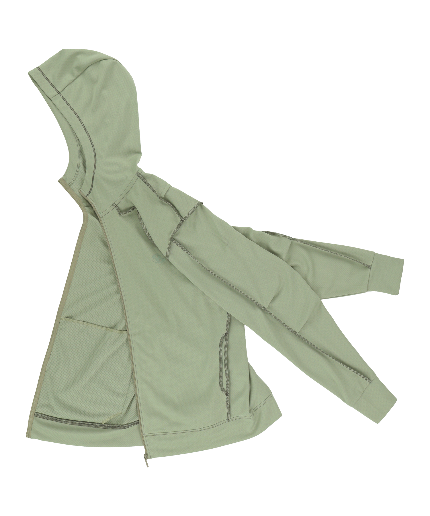 San San Gear - Overlock Mesh Zip-Up (Light Green) product image 7 | TRAB K-Fashion Australia