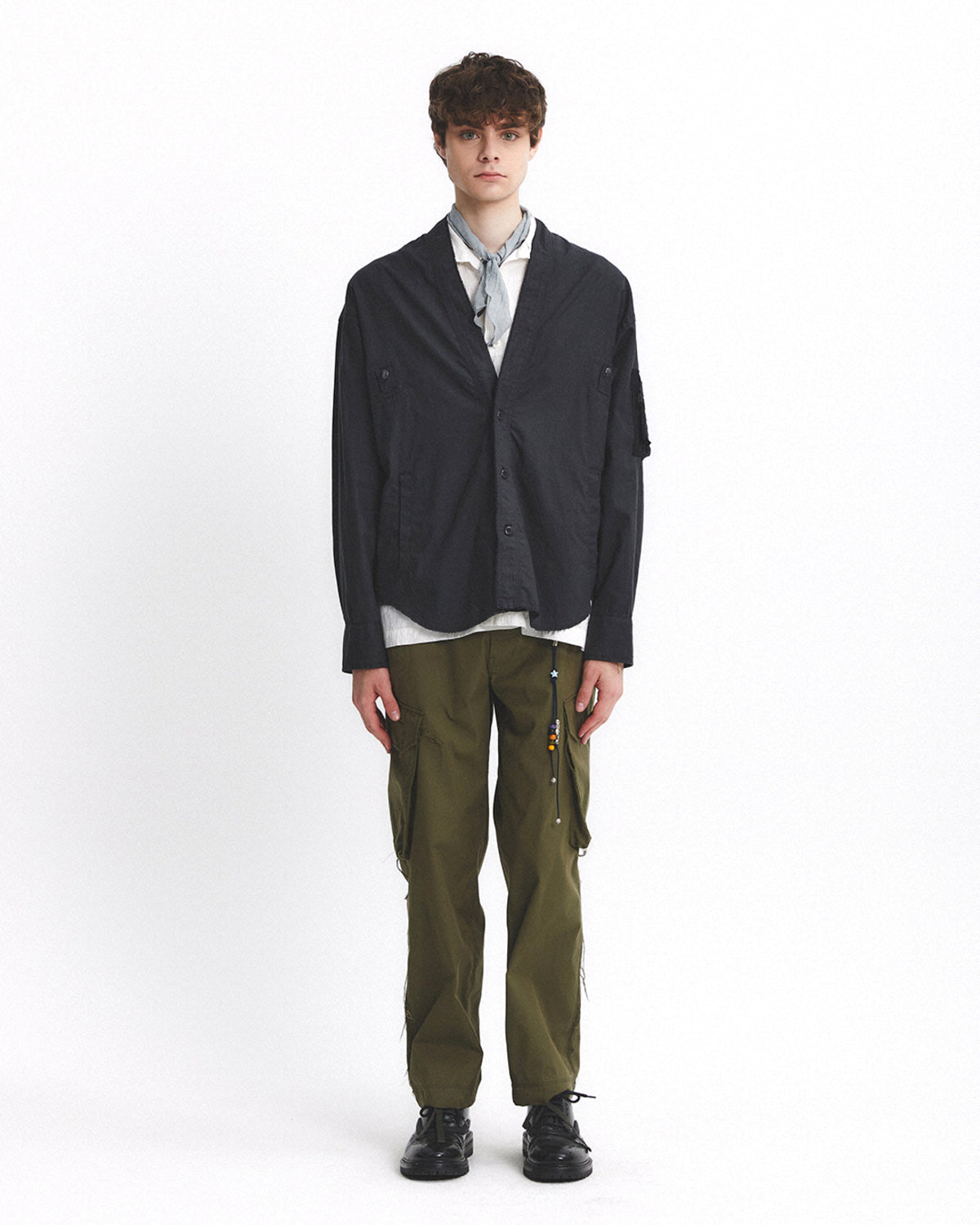 Eastlogue - Air Crew Cardigan (Charcoal) product image 1 | TRAB K-Fashion Australia