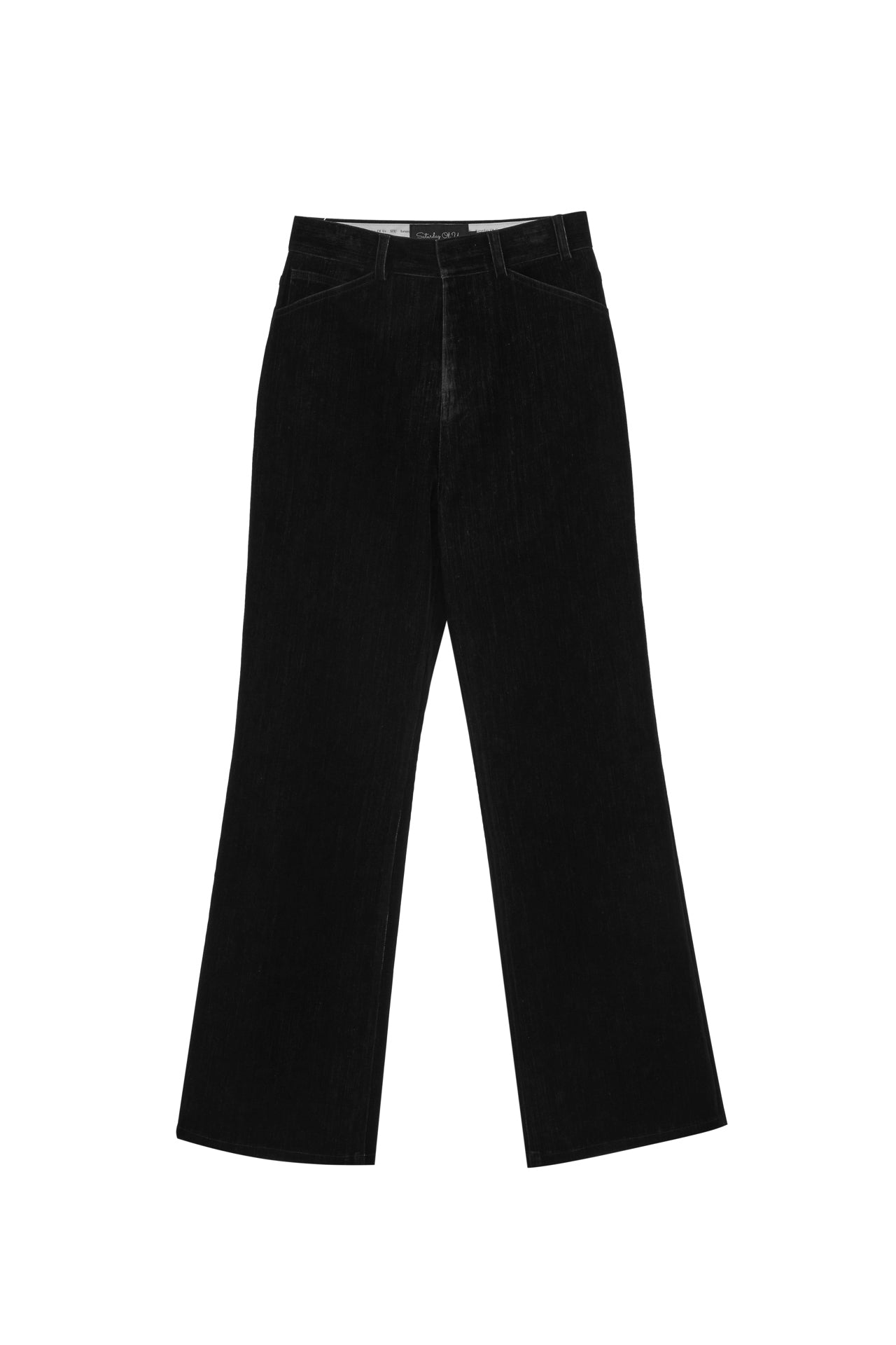 Stu - Embroidery Velvet Denim Pants (Black) product image 14 | TRAB K-Fashion Australia