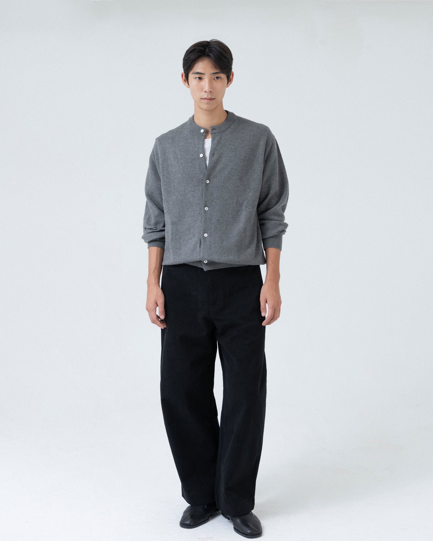 Brownyard - Round Cardigan (Grey) product image 1 | TRAB K-Fashion Australia