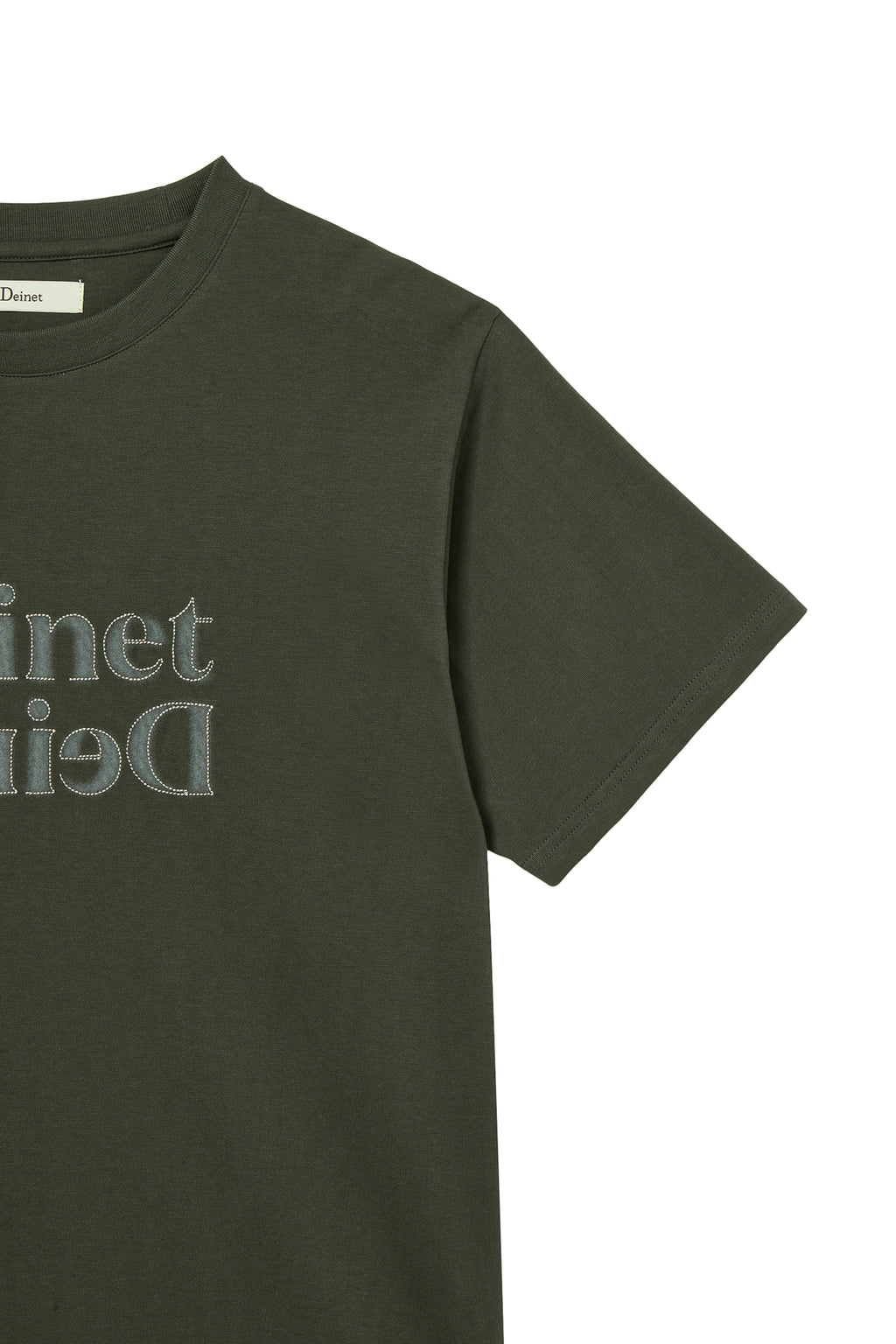 Deinet - Brushed Stitch Point Regular T-Shirt (Charcoal) product image 4 | TRAB K-Fashion Australia