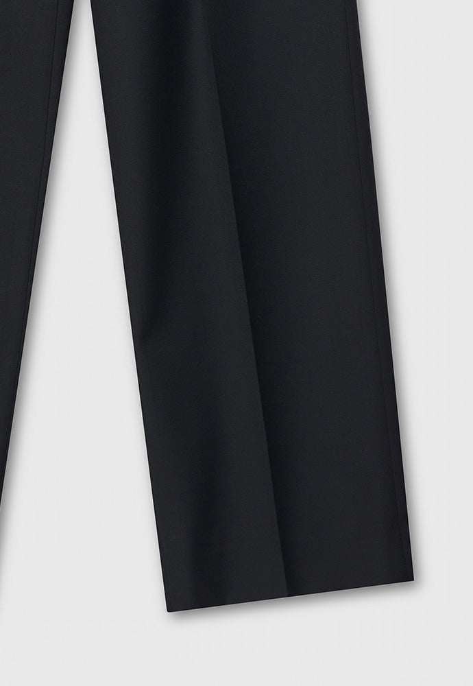 Tonywack - Wool Twill Double-Pleats Wide Trousers (Black) product image 13 | TRAB K-Fashion Australia
