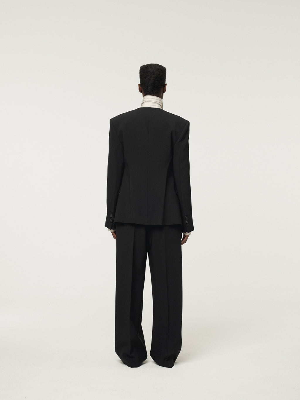 Recto - Collarless Single Jacket (Black) product image 3 | TRAB K-Fashion Australia