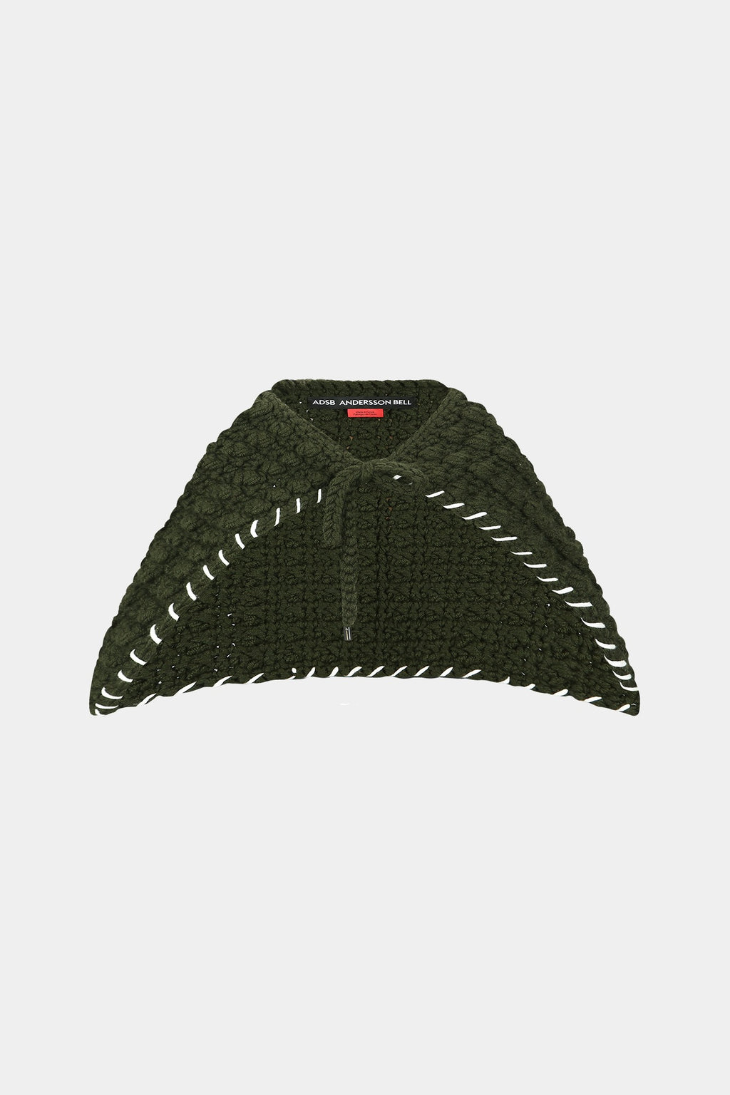 Andersson Bell - Chunky Wool-Blend Hand Knitted Scarf (Green) product image 1 | TRAB K-Fashion Australia