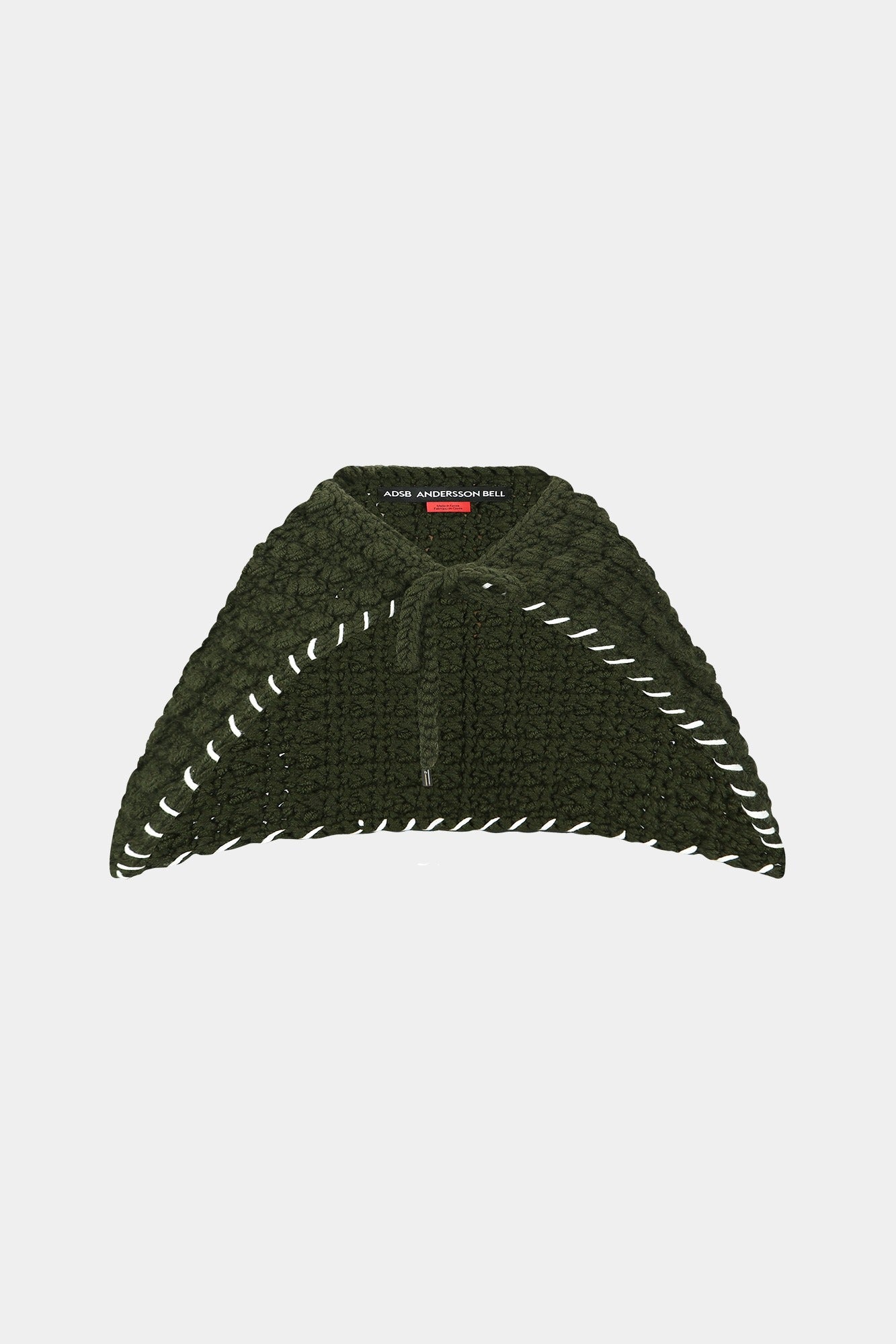 Andersson Bell - Chunky Wool-Blend Hand Knitted Scarf (Green) product image 1 | TRAB K-Fashion Australia