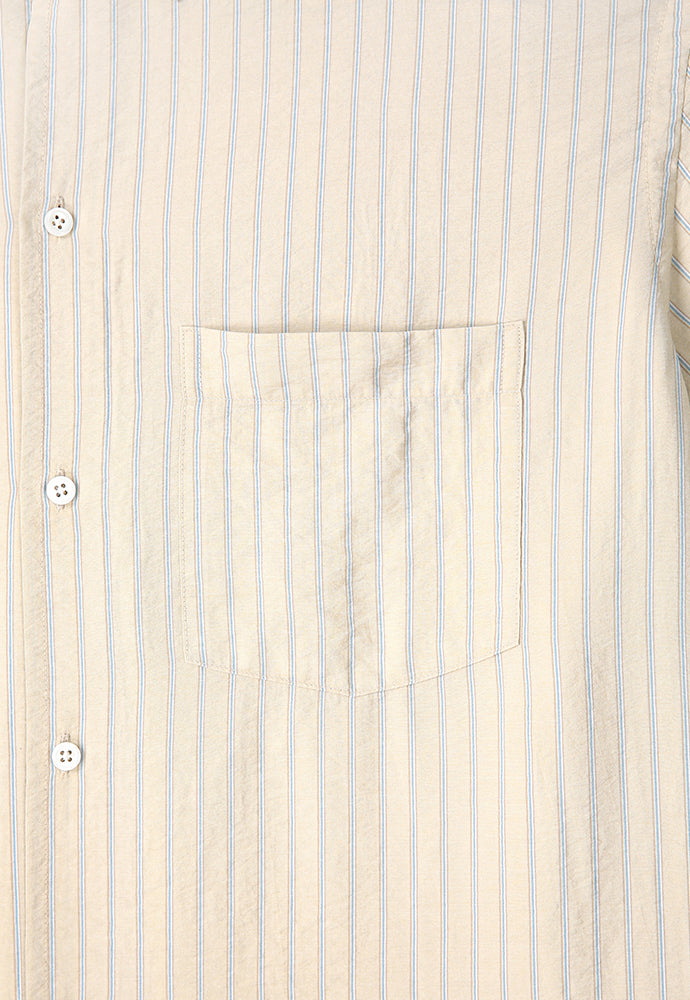 Art if acts - Wrinkle Rayon Half Shirt (French Beige) product image 10 | TRAB K-Fashion Australia