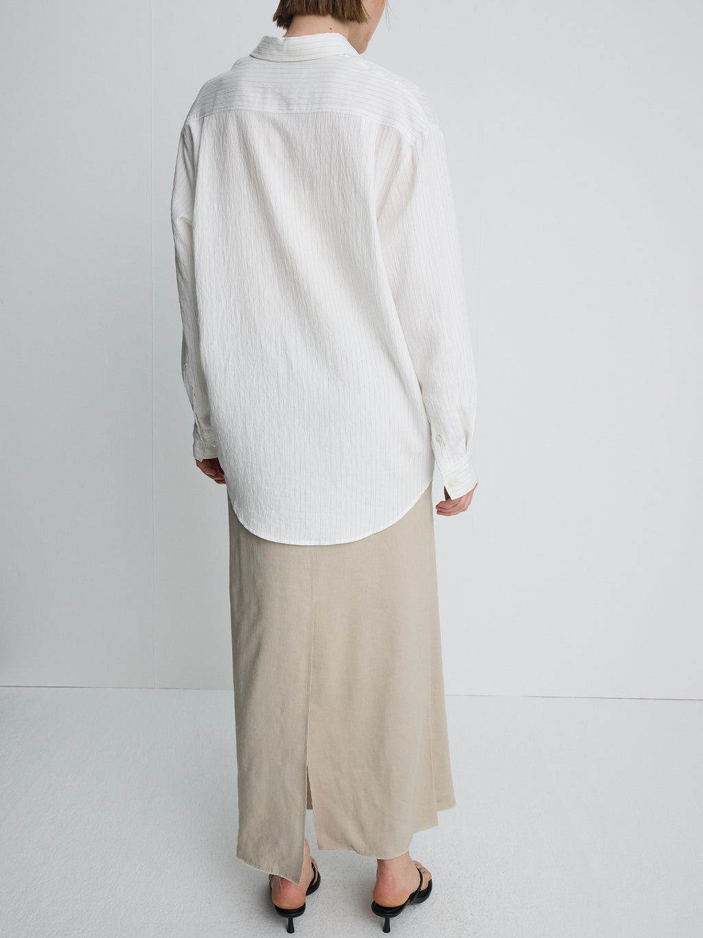 Tonywack - Linen Relaxed Maxi Skirt (Sand) product image 3 | TRAB K-Fashion Australia